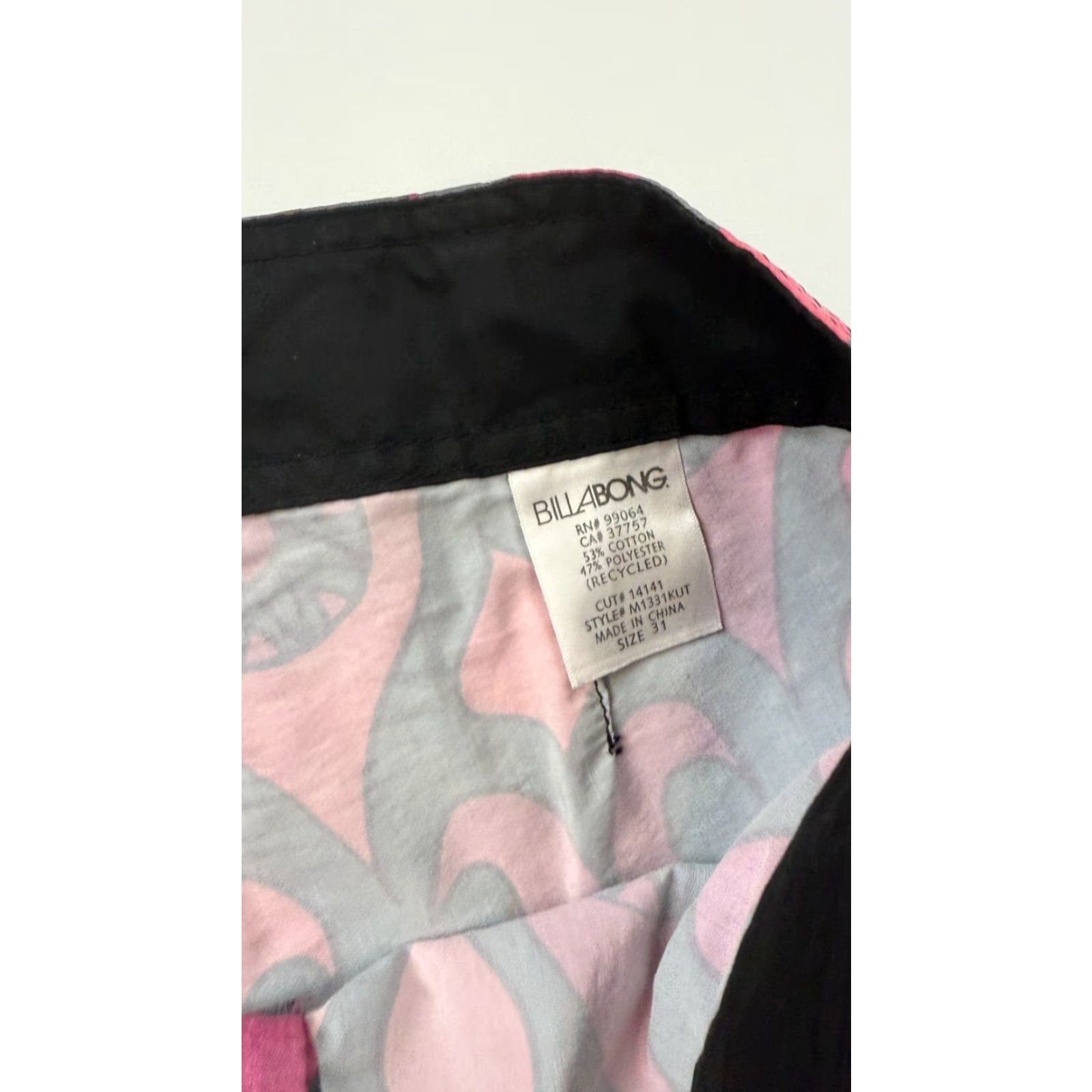Billabong Billabong Mens 31 Swim Trunks Multi Geometric Drawstring Beach Water Polo Size US 31 - 5 Thumbnail