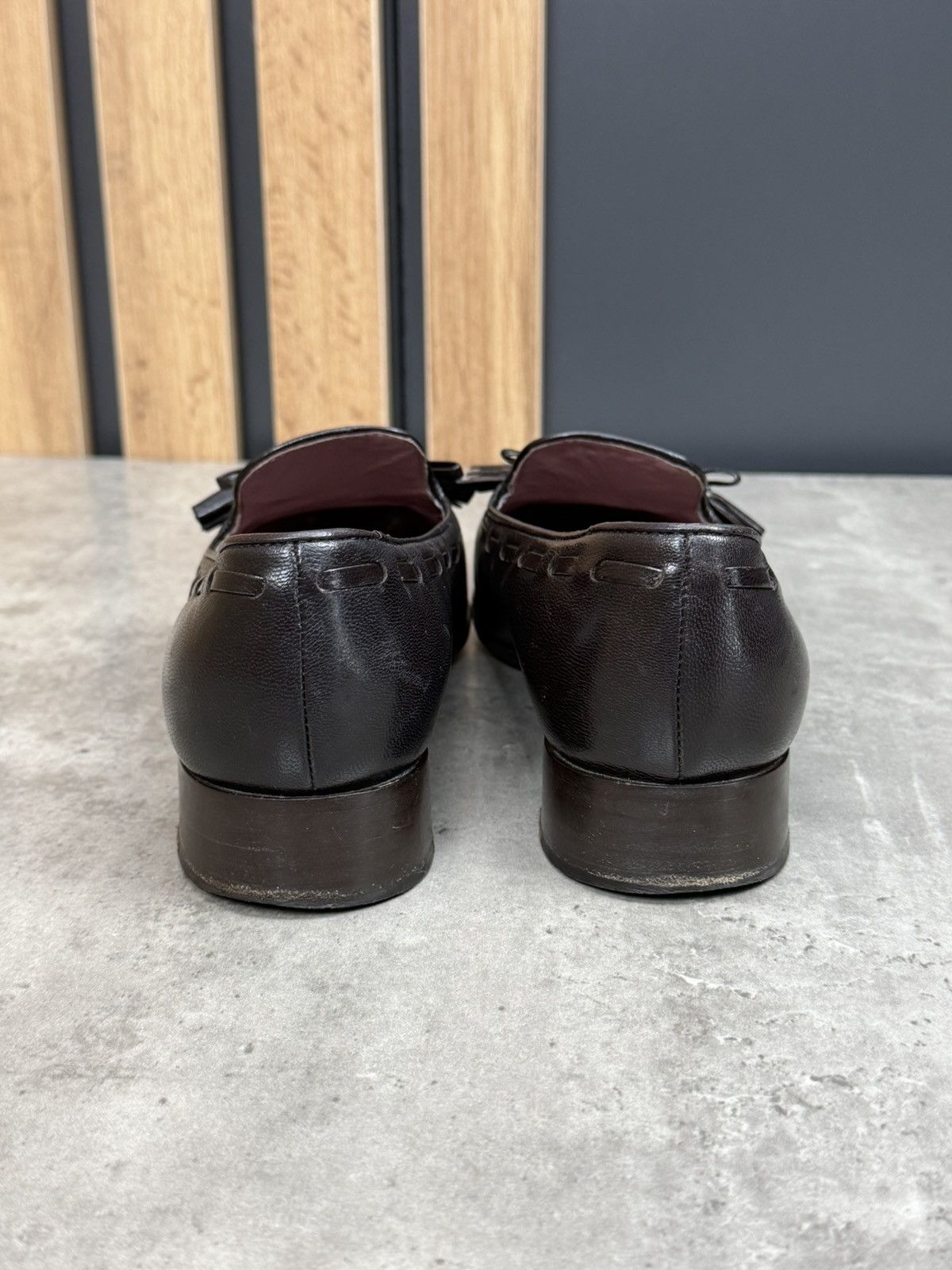 Miu Miu Miu Miu Black Leather Loafers Tassel Pointed Toe Size 37 1/2 Size US 7.5 / IT 37.5 - 4 Thumbnail