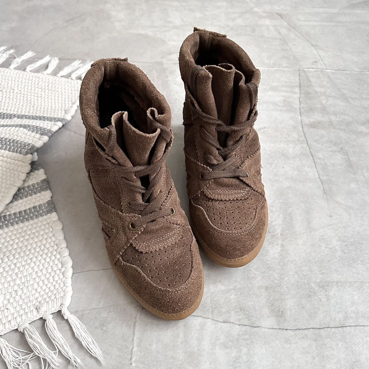 Isabel Marant Vintage Isabel Marant Vibe Bobby Bekett Wedge Sneakers Shoes Size US 8 / IT 38 - 2 Thumbnail