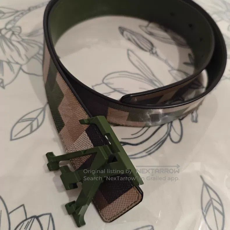 Louis Vuitton Louis Vuitton Fei-Dong Co-branded Green Pixel Checkerboard Size ONE SIZE - 1 Thumbnail