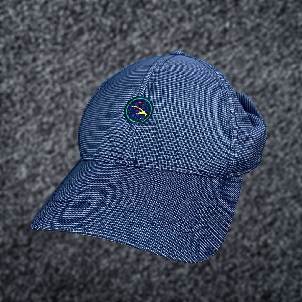 Imperial Imperial Golf Hat Mens One Size Adjustable Blue Geometric Print Size ONE SIZE - 1 Thumbnail