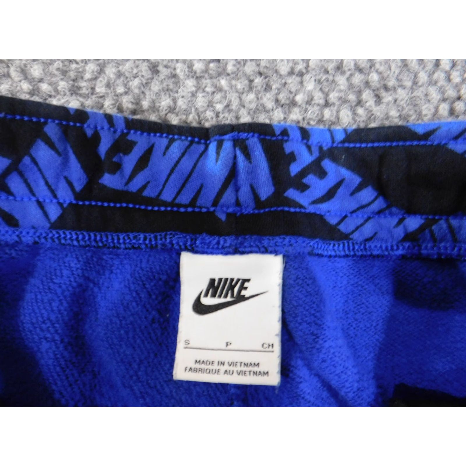 Nike Nike Sweatpants Women S Blue Stretch All Over Print Active Performance Gym & Training Womens Size 26" / US 2 / IT 38 - 3 Thumbnail
