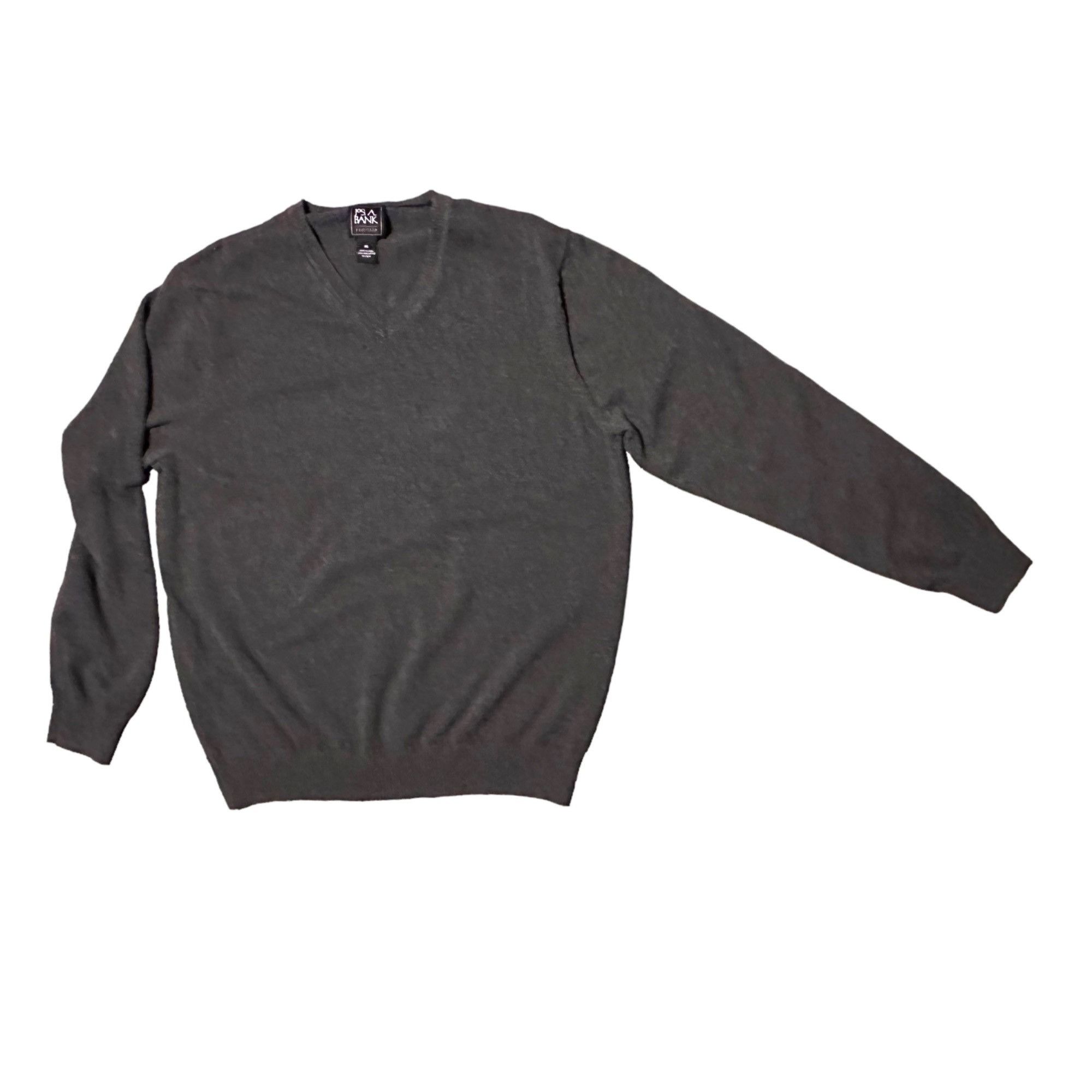 Jos. A. Bank Jos A Bank Traveler 100% Pima Cotton V-Neck Sweater XXL Heat Size US XXL / EU 58 / 5 - 4 Thumbnail