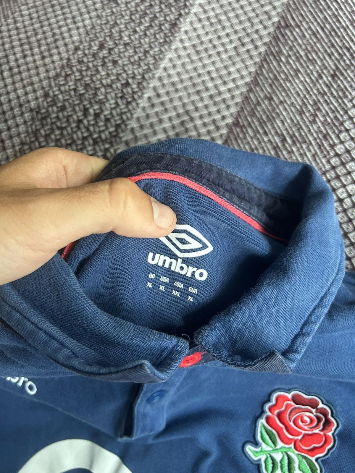 Umbro Umbro England League Rugby O2 Jersey Shirt Mens Size XL Size US XL / EU 56 / 4 - 6 Thumbnail