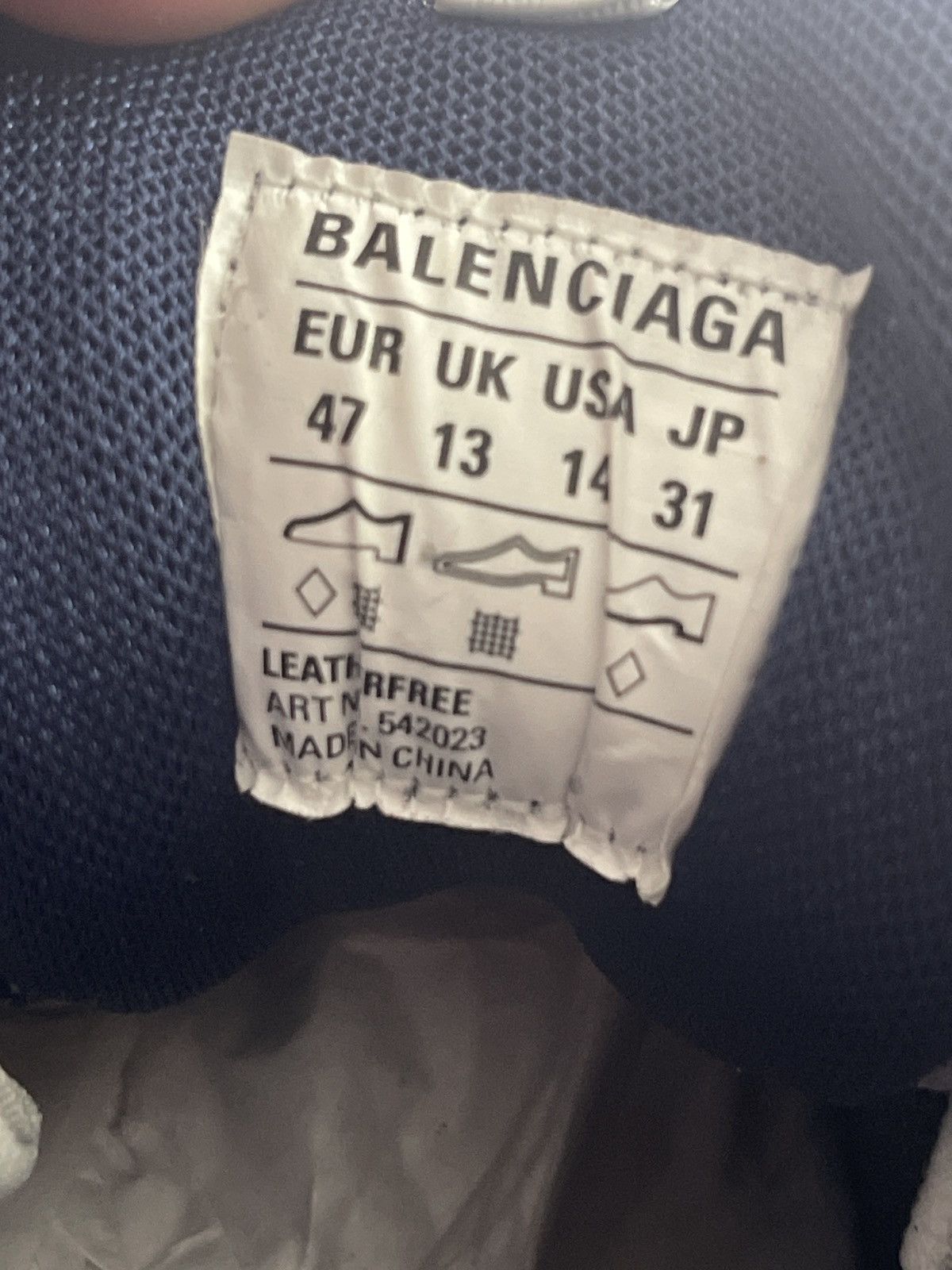 Balenciaga Balenciaga Track Sneakers Navy Yellow Grey Size 47EU / US 14 Size US 14 / EU 47 - 7 Thumbnail