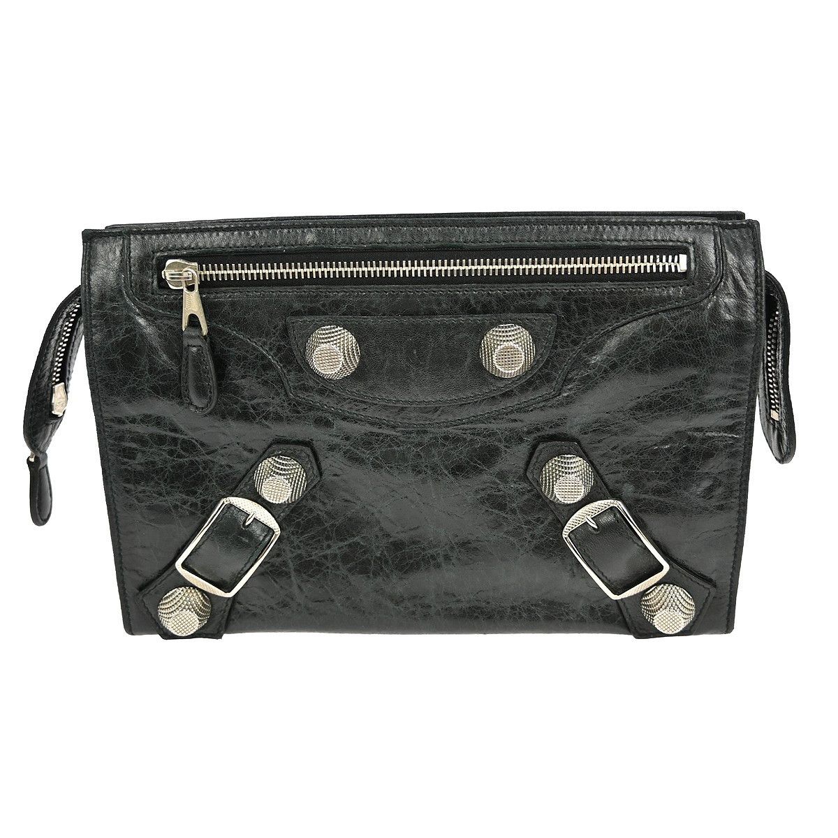 Balenciaga Balenciaga Giant Studs Envelope Clutch Leather Size ONE SIZE - 1 Thumbnail