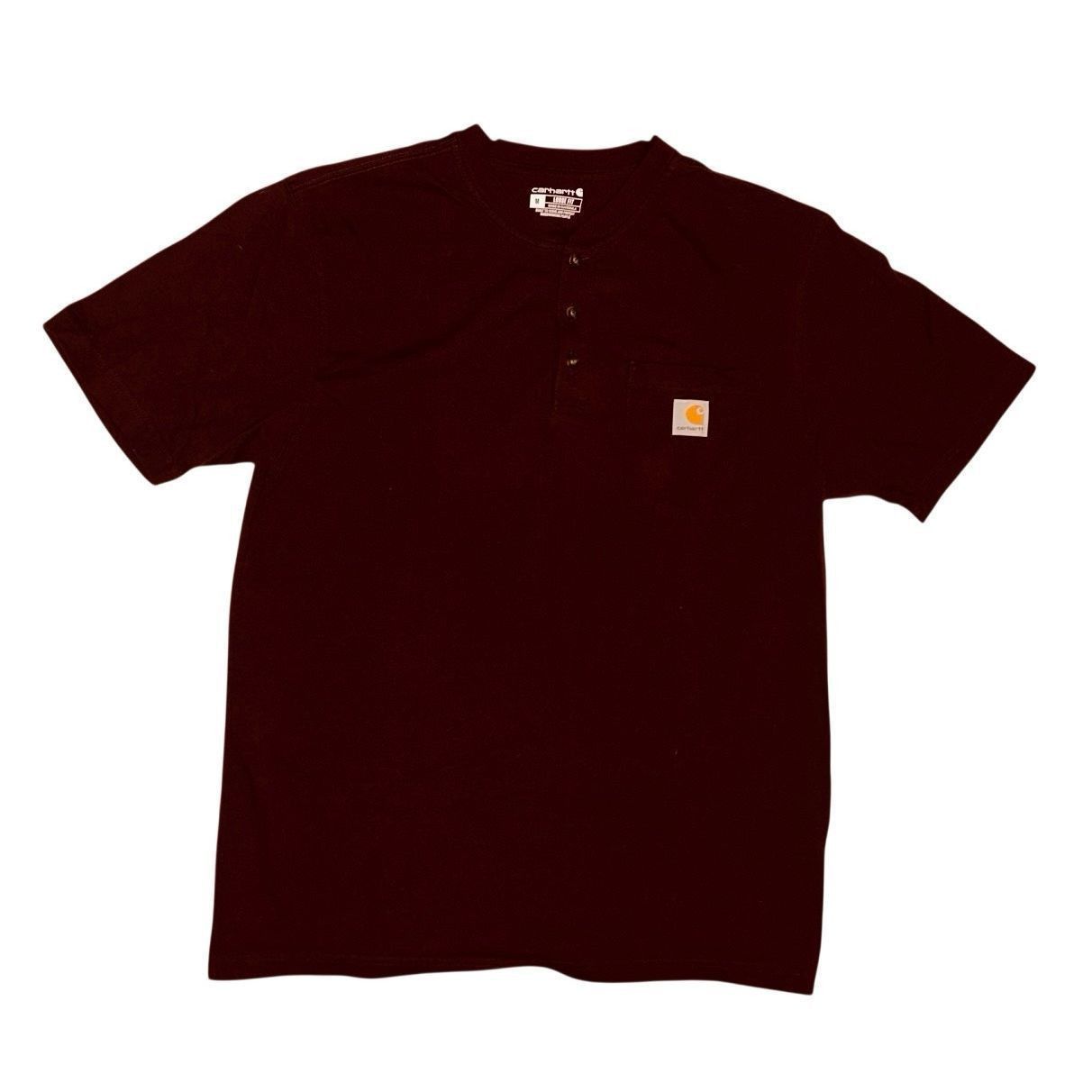 Carhartt Carhartt Pocket Henley T-Shirt Cotton Loose Fit Men M Short Size US M / EU 48-50 / 2 - 2 Thumbnail