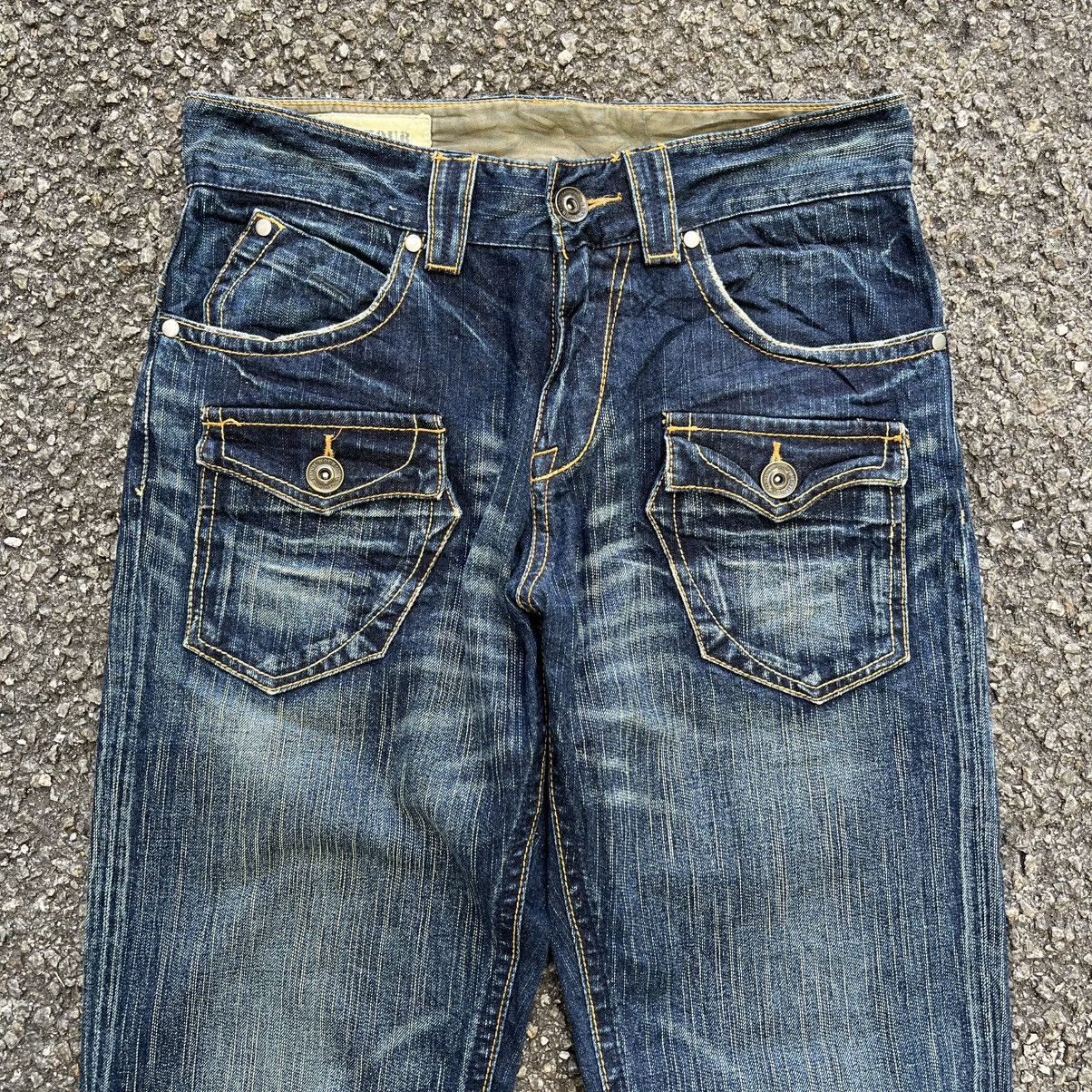 Hysteric Glamour Japanese Rush Hour Bushpants Multipockets Jeans Faded Denim Size US 30 / EU 46 - 3 Thumbnail