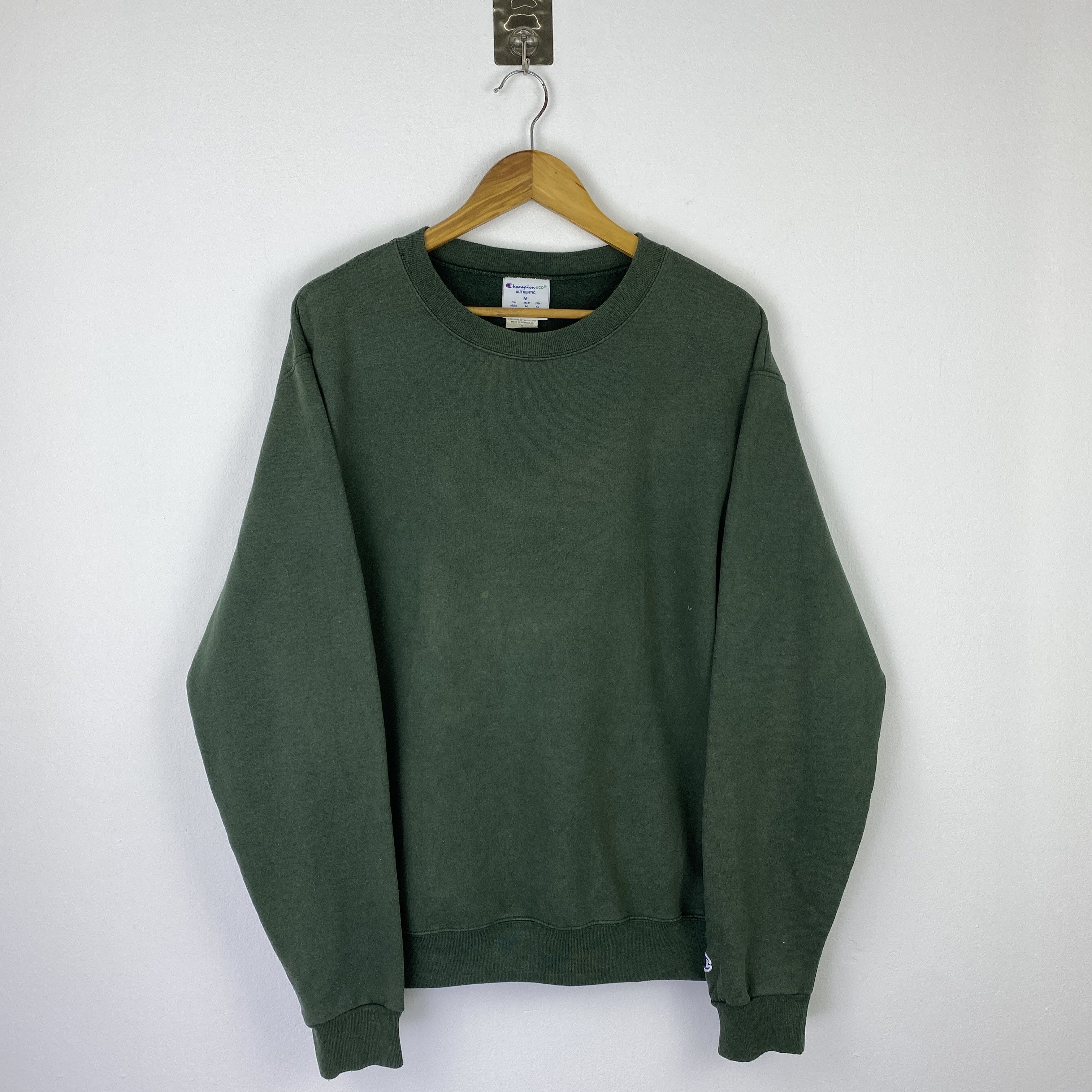 Champion Vintage Champion Plain Crewneck Pullover Sweatshirt SH0515 Size US M / EU 48-50 / 2 - 1 Thumbnail
