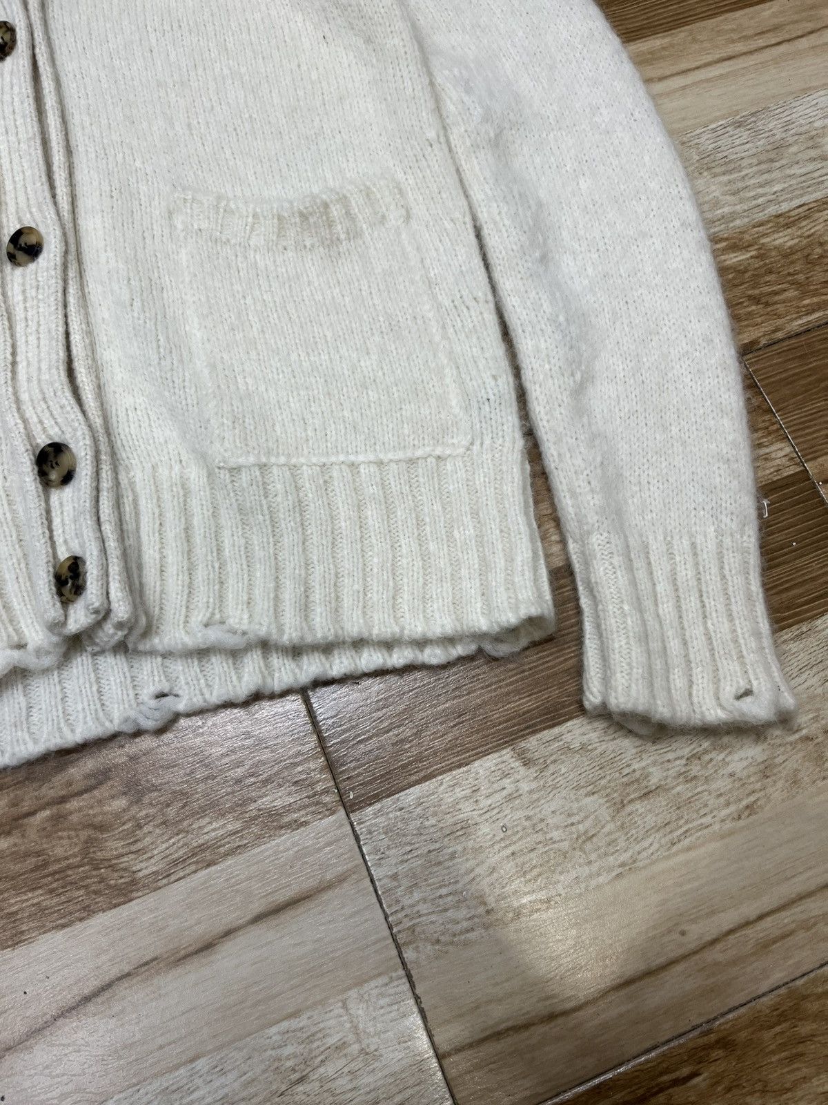 Other Maison Flaneur Distressed Cardigan Size US L / EU 52-54 / 3 - 4 Thumbnail