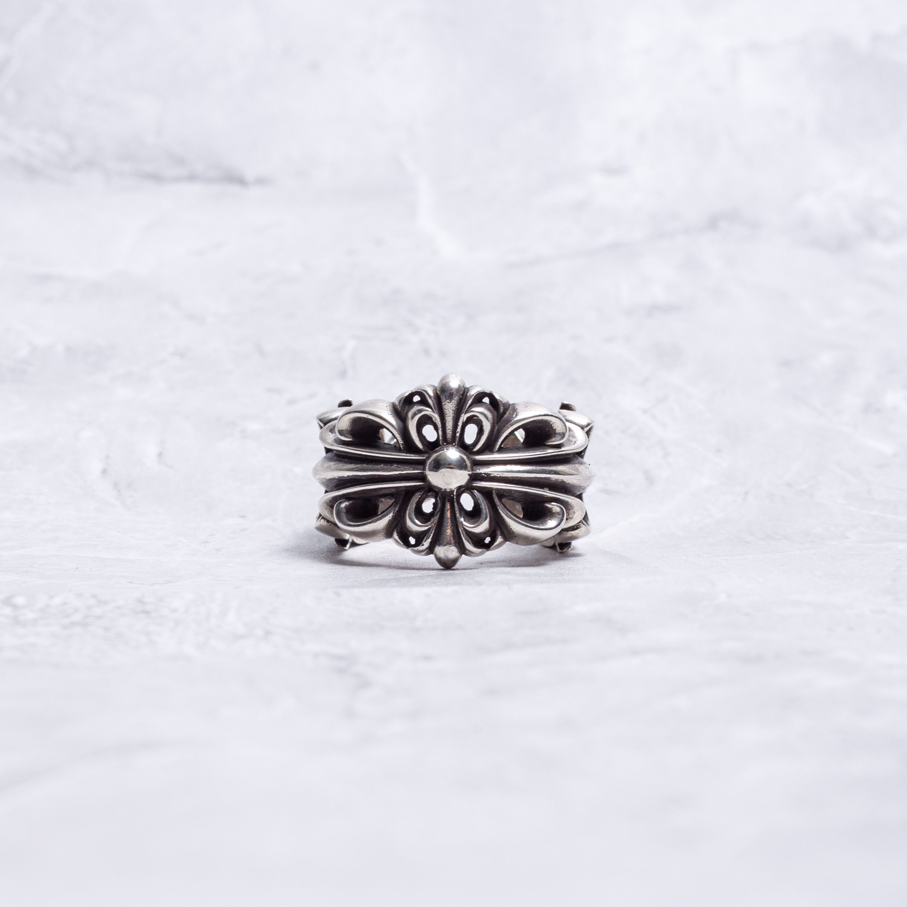 Chrome Hearts CHROME HEARTS Double Floral Ring Size ONE SIZE - 6 Thumbnail
