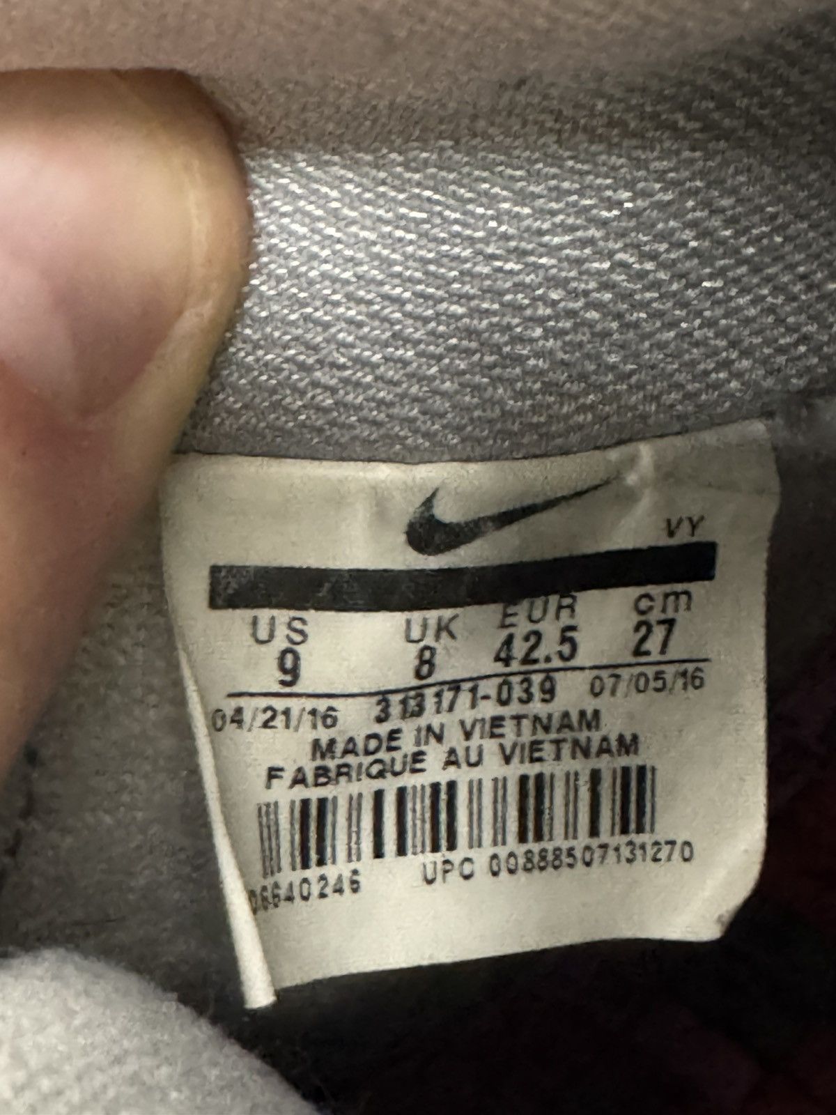 Nike Nike Dunk SB High Silver Box 2016 Rare Sneakers Skate Hi Top Size US 9 / EU 42 - 8 Thumbnail