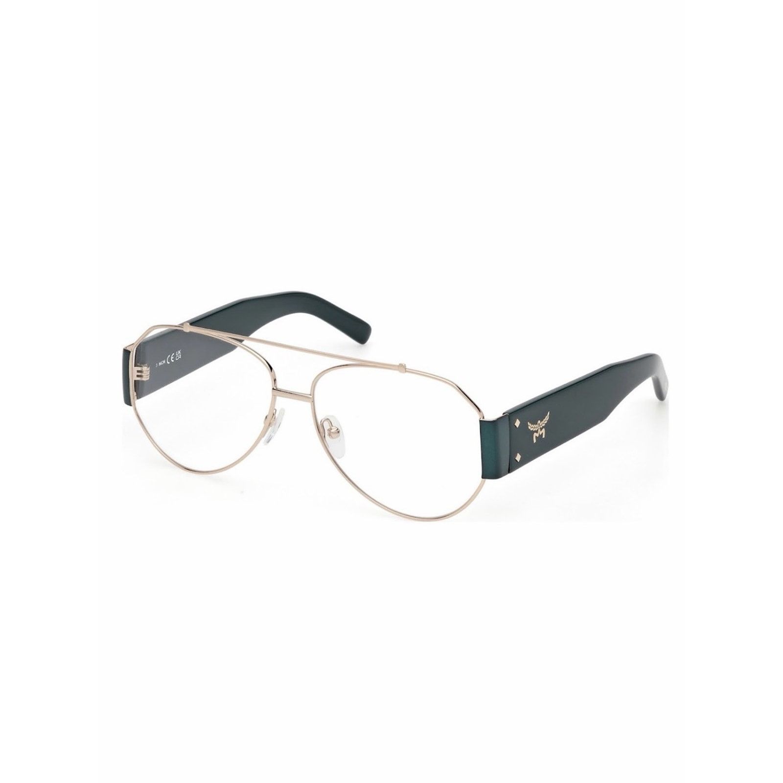 MCM New MCM MW5001 32A Gold Metal Frame with Dark Green Temples Size ONE SIZE - 9 Thumbnail