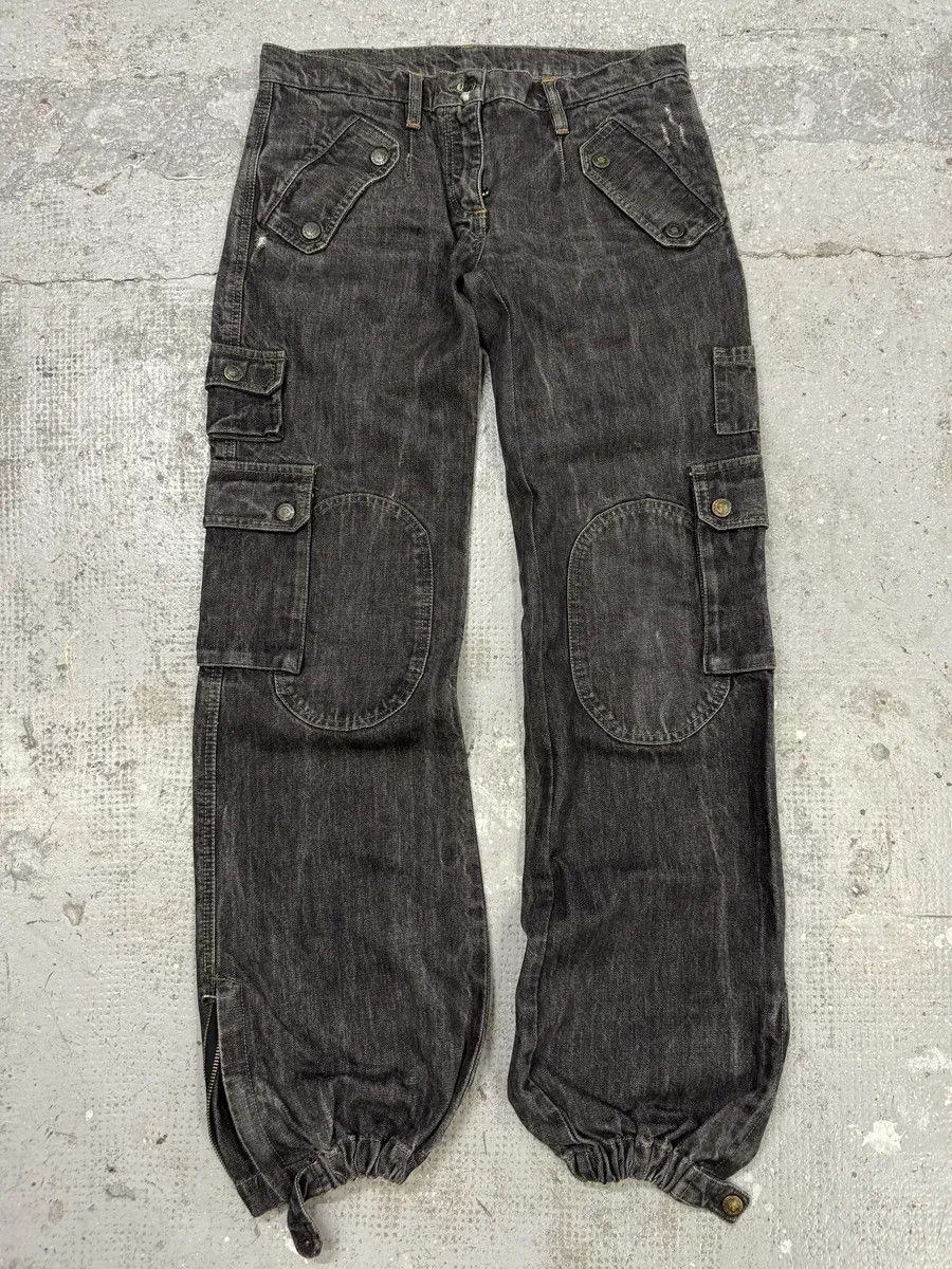 Dolce & Gabbana AW2004 Dolce & Gabbana Multi Pockets Grey Denim Jeans Size US 30 / EU 46 - 10 Thumbnail