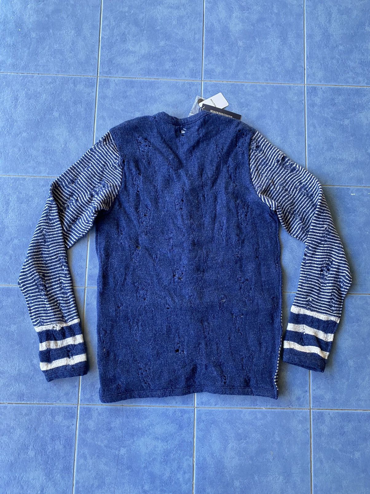 Designer × Maison MIHARA YASUHIRO Miharayasuhiro Distressed Design Cardigan Size US M / EU 48-50 / 2 - 2 Thumbnail