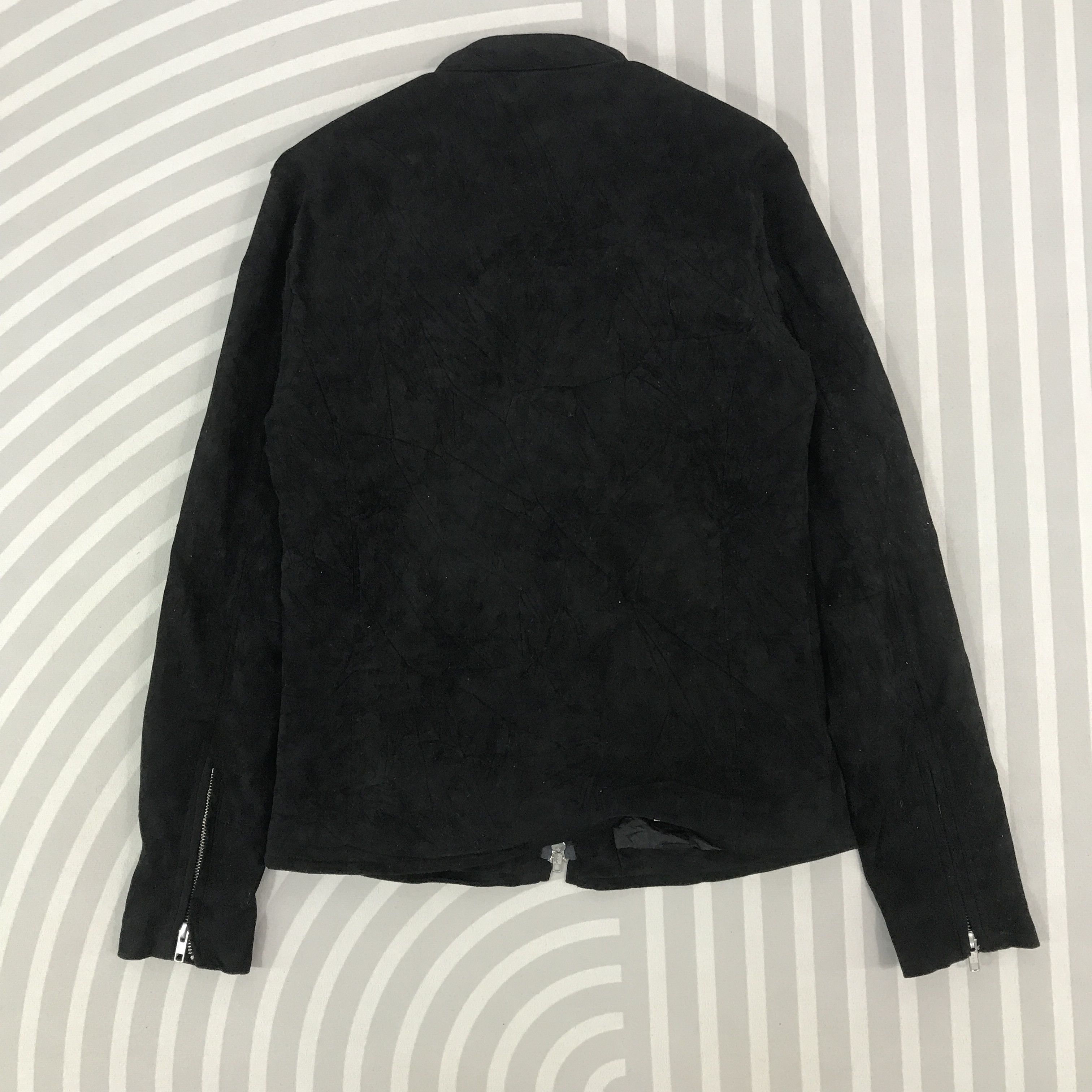 Japanese Brand Vintage Hub & Spooke Design Biker style black Jacket Size US M / EU 48-50 / 2 - 3 Thumbnail