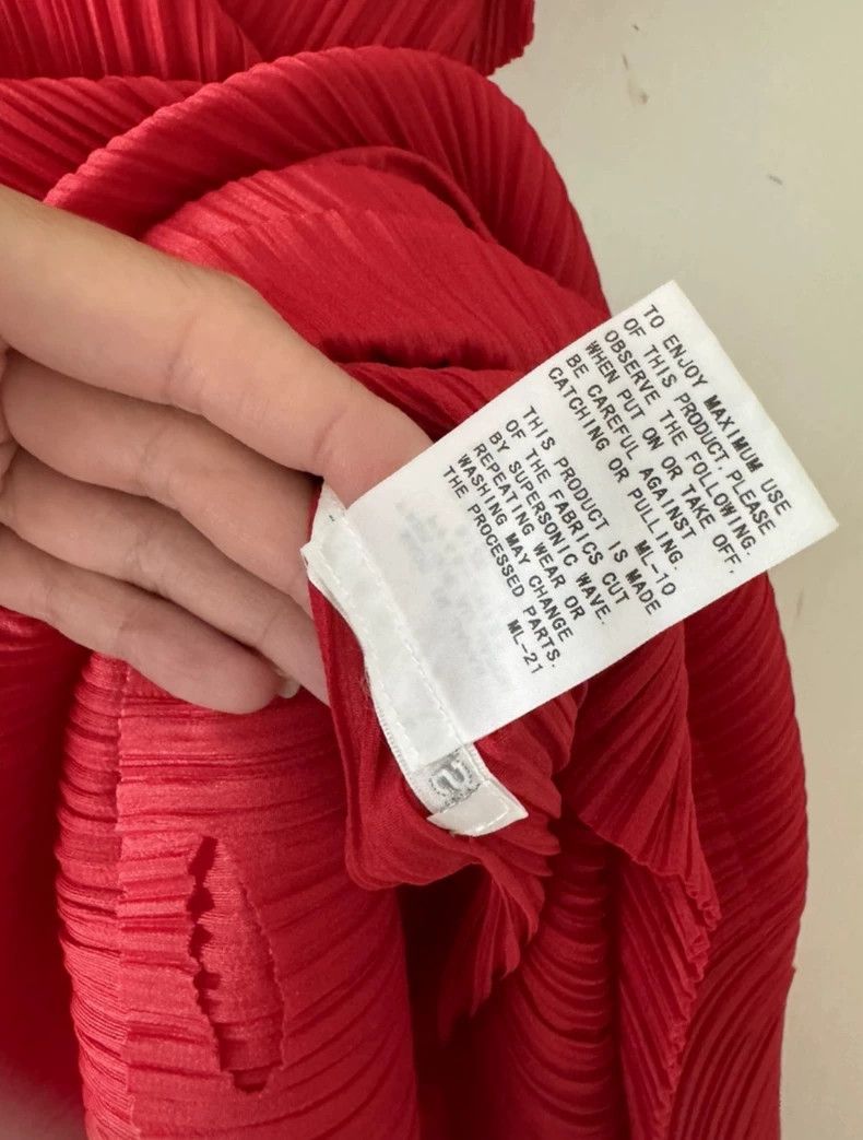 Issey Miyake Issey Miyake size:3 Red dress Size XS / US 0-2 / IT 36-38 - 5 Thumbnail