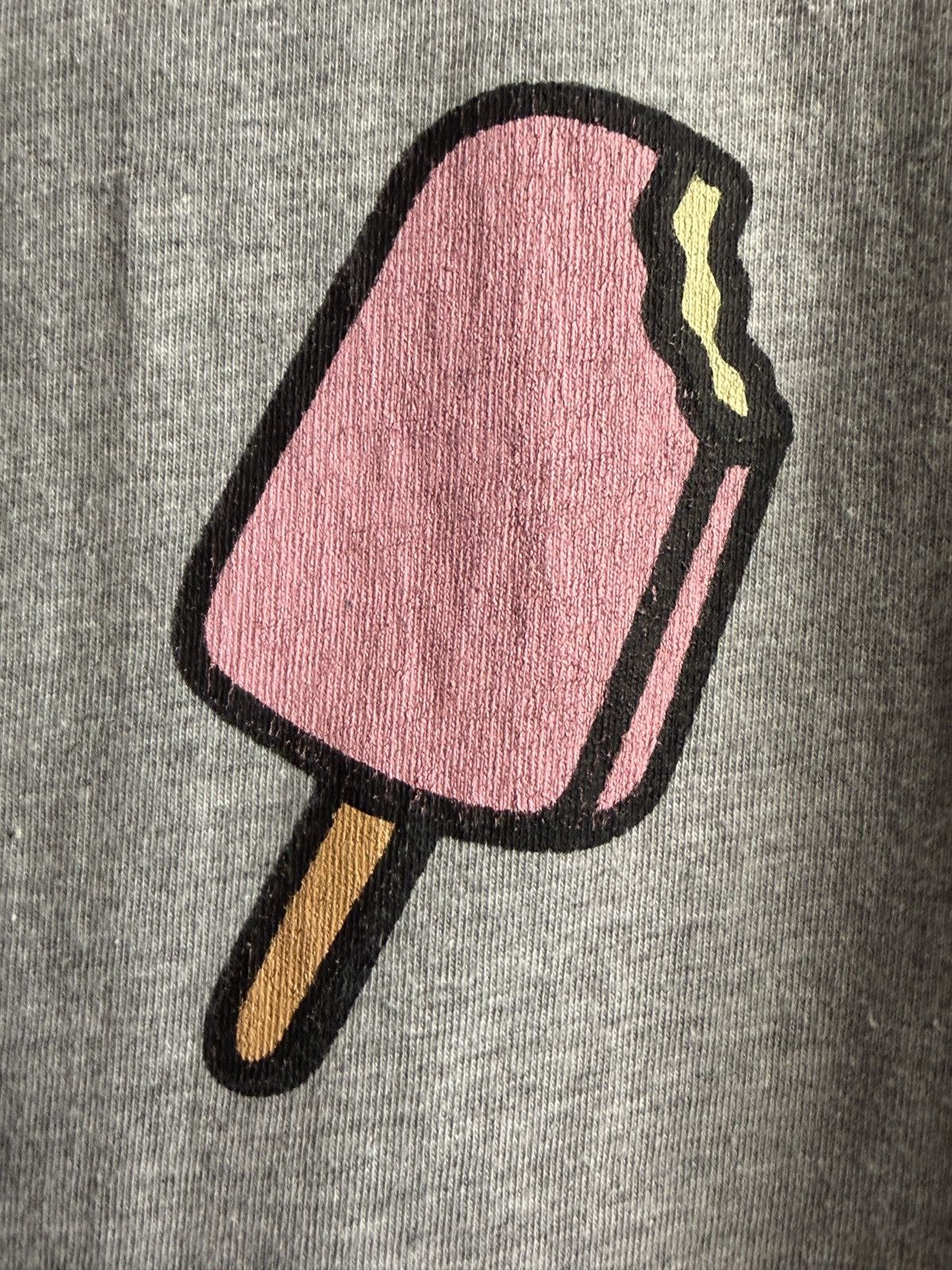 Icecream ICECREAM Pink Popsicle All-Over Tee - Heather Grey (2014) Size US L / EU 52-54 / 3 - 3 Thumbnail