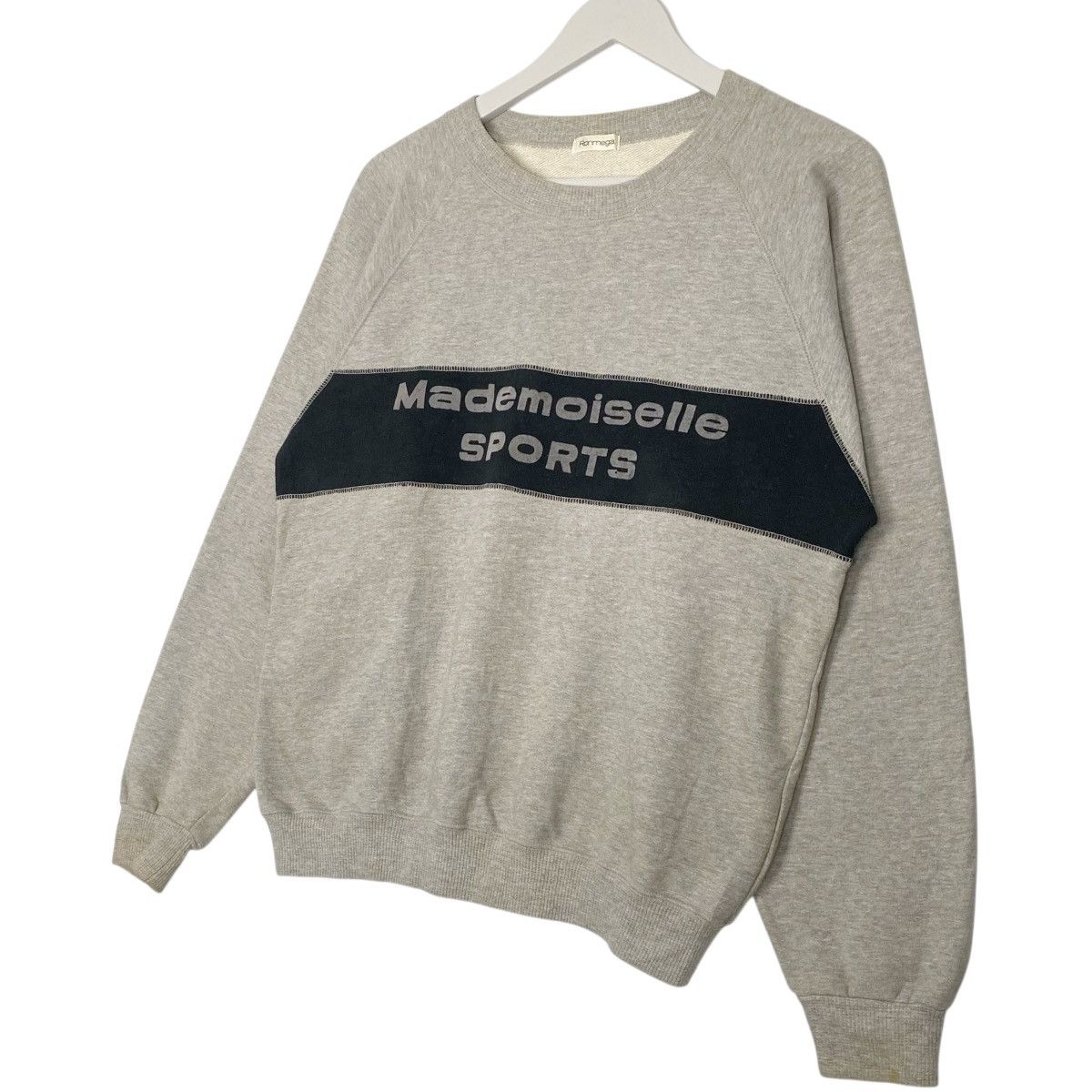 Vintage Vintage Ronmega Crewneck Sweatshirt Grey Pullover Size M Size US M / EU 48-50 / 2 - 2 Thumbnail