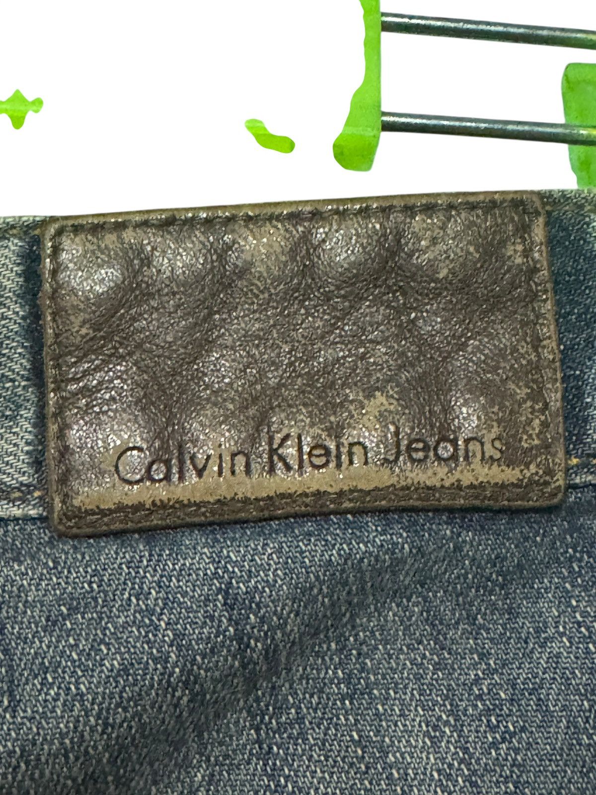 Calvin Klein VINTAGE FADED CALVIN KLIEN JEANS CARPENTER FLARE DOUBLE KNEE Size US 37 - 7 Thumbnail