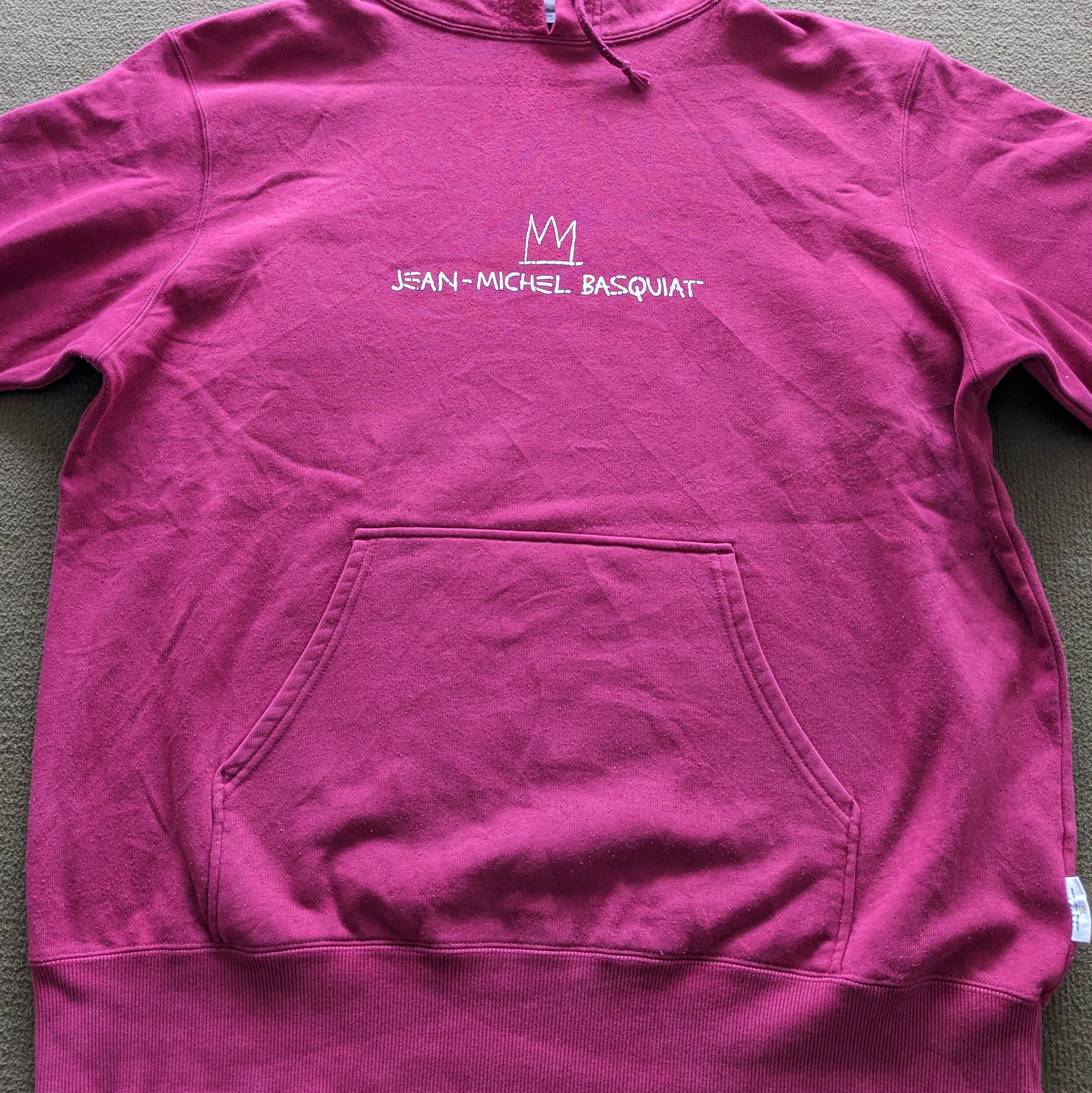 Vintage Vintage Jean Michel Basquiat Japanese Brand Hoodies Size US XL / EU 56 / 4 - 2 Thumbnail