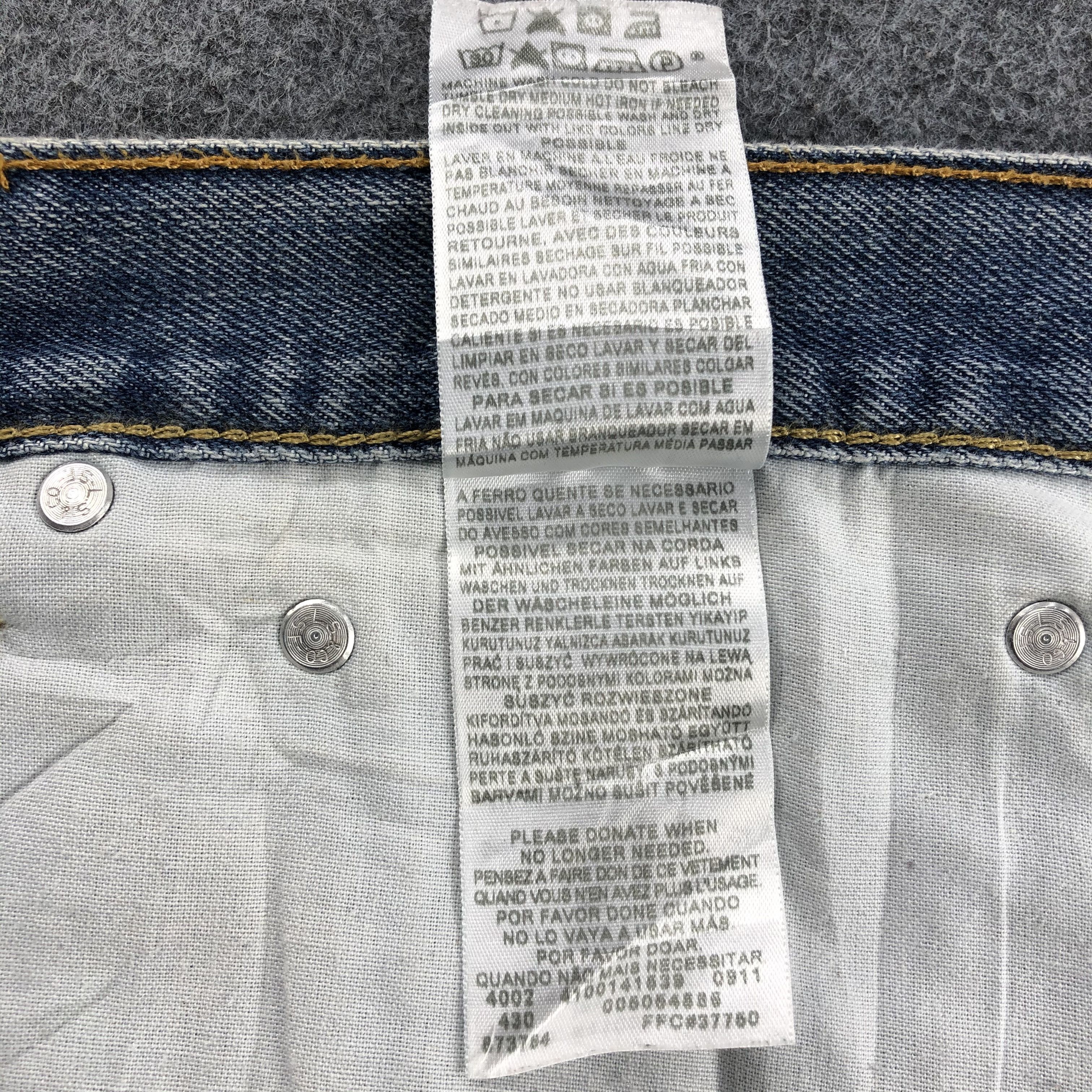 Levi's × Vintage Vintage Distress Levis 505 Jeans-JM1289 Size US 37 - 11 Thumbnail