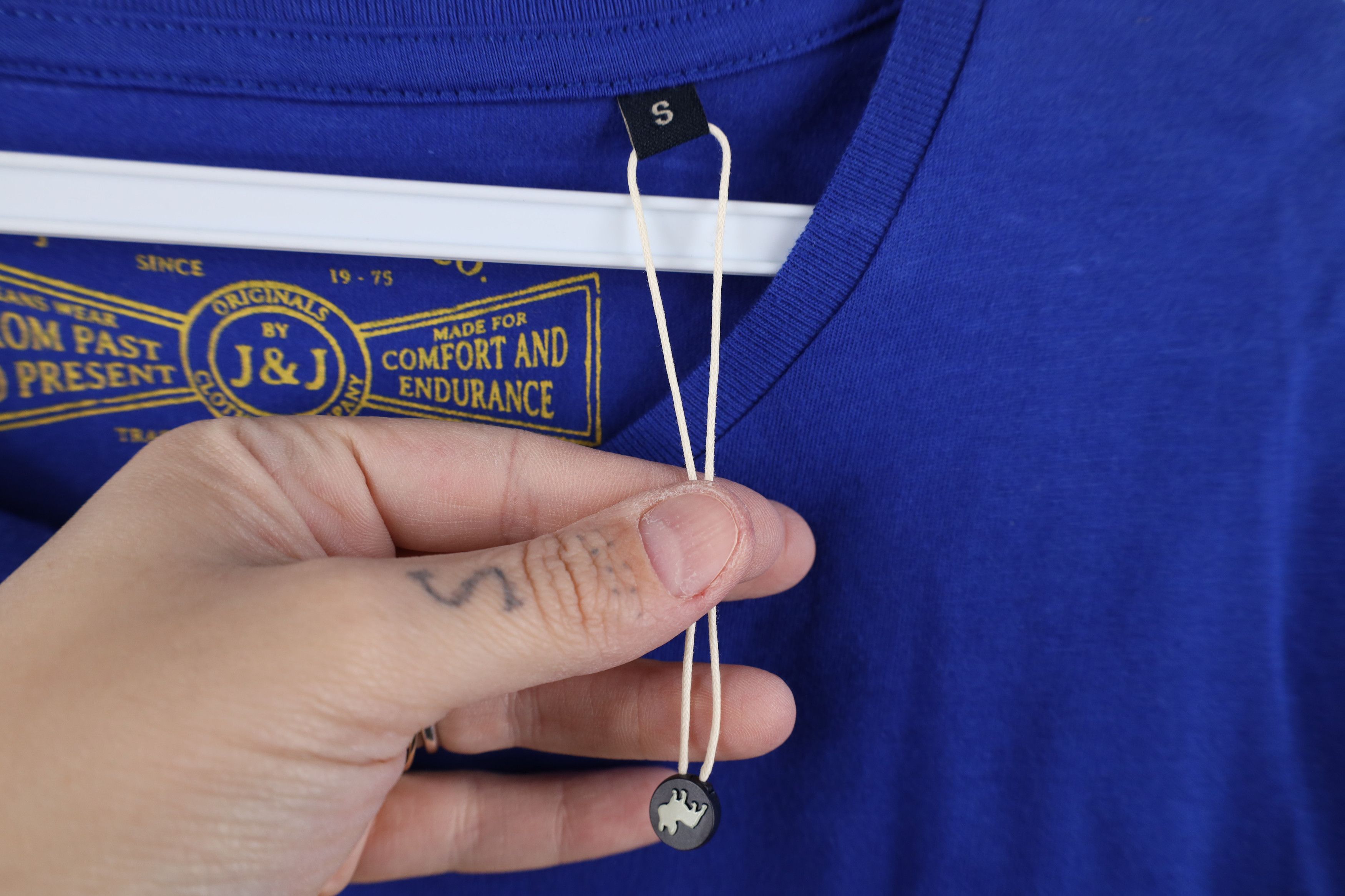 Jack & Jones New Jack & Jones Co Block Letter Short Sleeve T-Shirt Blue Size US S / EU 44-46 / 1 - 7 Thumbnail
