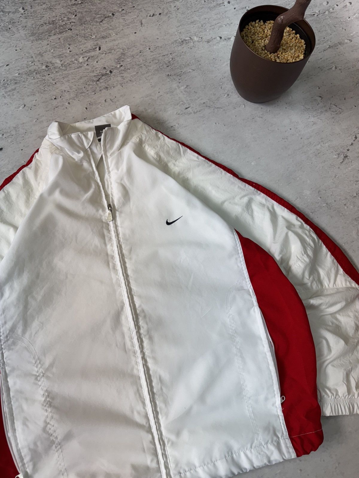 Nike × Vintage NIKE VINTAGE BASIC LOGO OVERSIZE BAGGY LIGHT JACKET Size US L / EU 52-54 / 3 - 3 Thumbnail