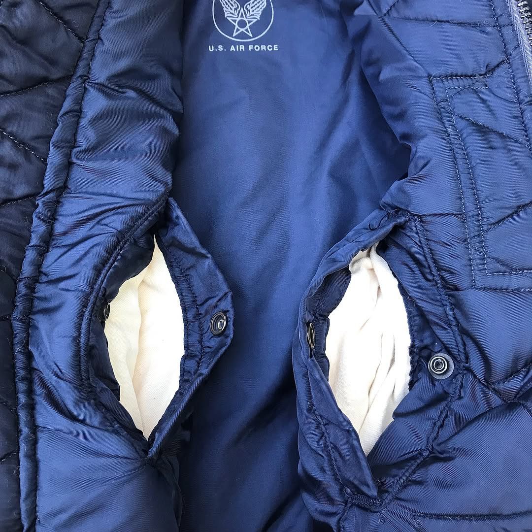 Alpha Industries Vintage Alpha Industries B-15C Flight Jacket Navy 50s Mod Size US M / EU 48-50 / 2 - 17 Thumbnail