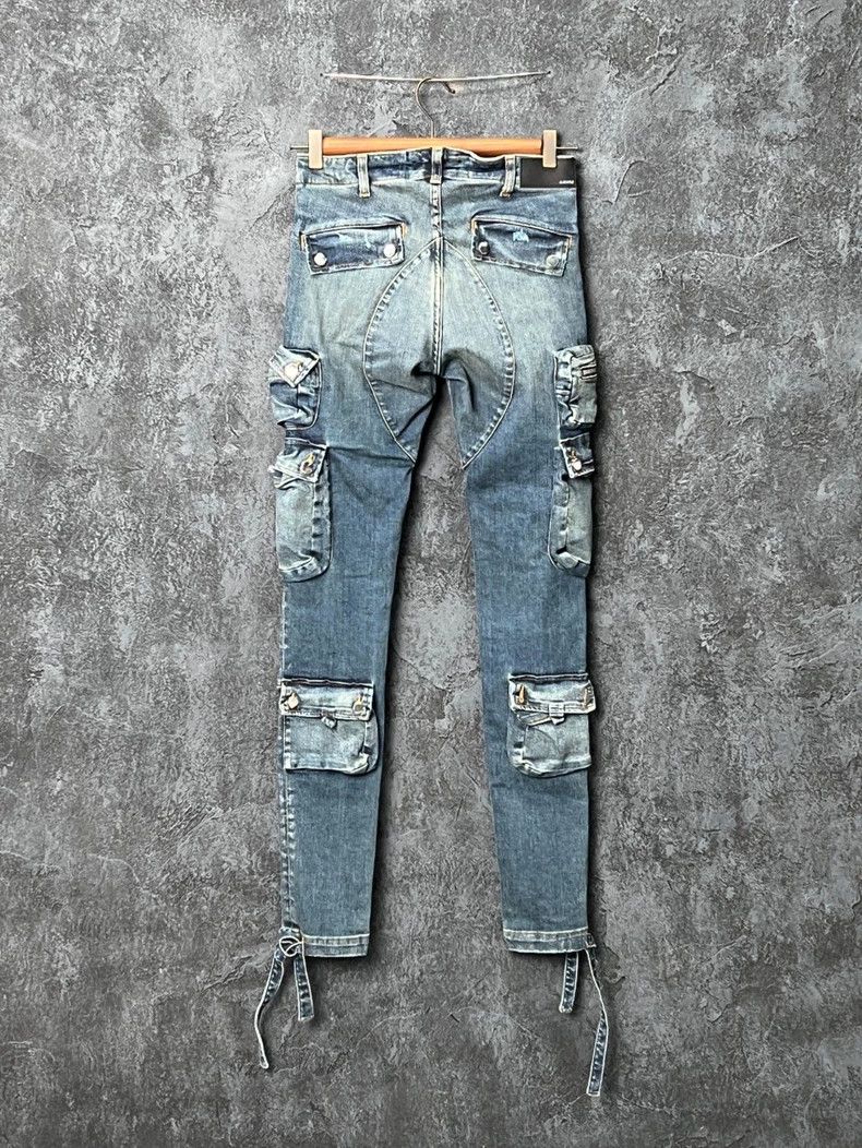 Amiri Amiri Multi-pocket Patchwork Drawstring Elastic Denim Pant Size US 29 - 2 Thumbnail