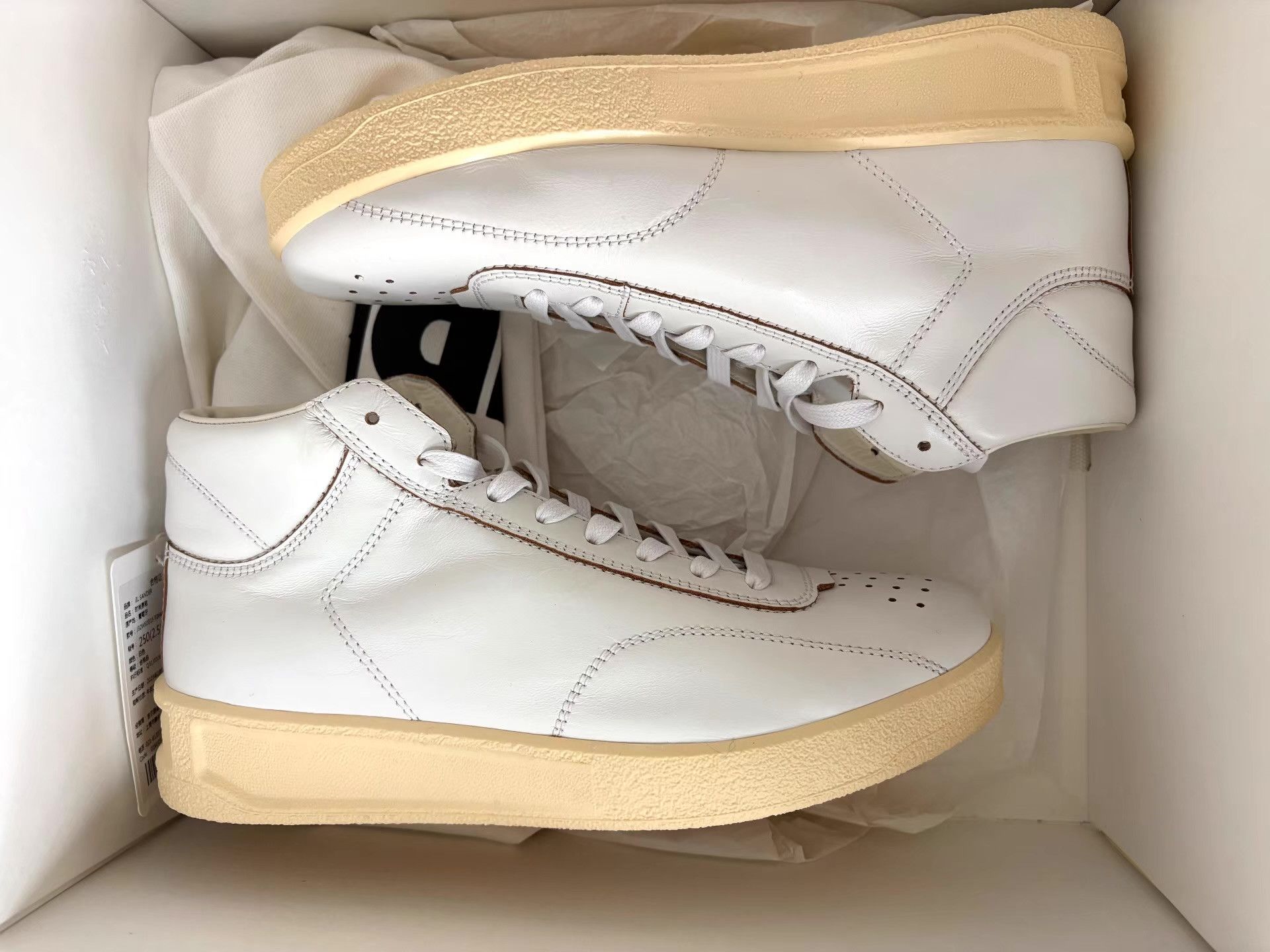 Jil Sander Jil Sander Men's High-Top Sneakers Ｑ21 Size US 7 / EU 40 - 6 Thumbnail