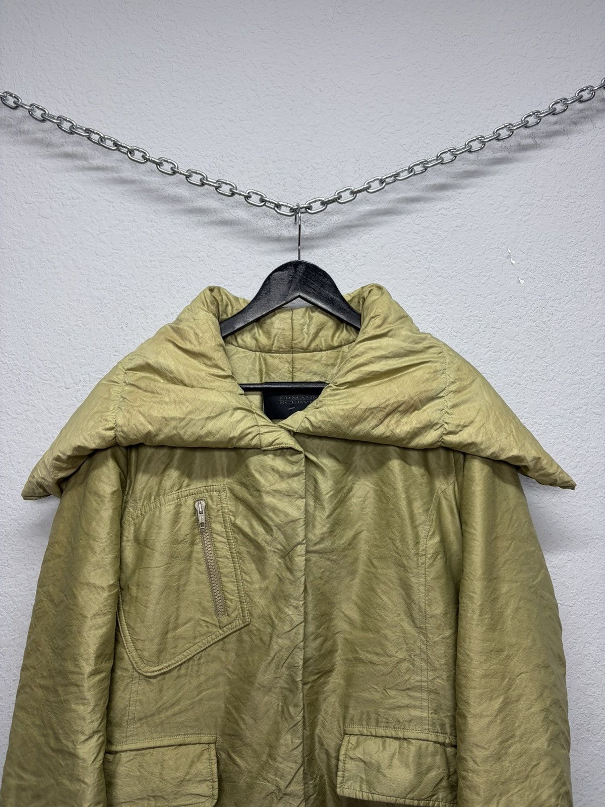 Ermanno Scervino Ermanno Scervino Padded Coat Luxury Minimal Italian Designer Size S / US 4 / IT 40 - 5 Thumbnail