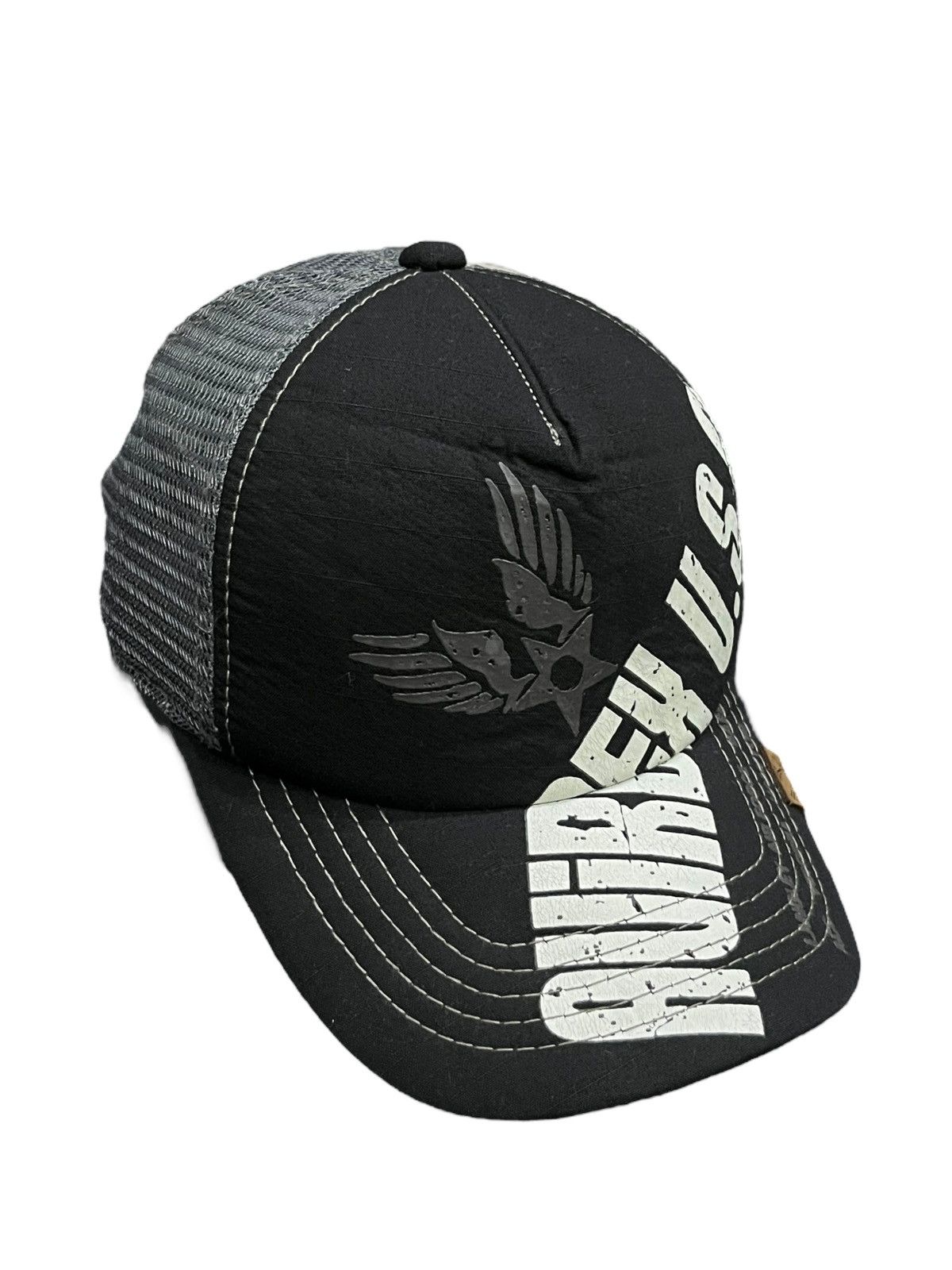 Avirex Vintage AVIREX Slant-printed Spell-out Trucker Hat Size ONE SIZE - 6 Thumbnail