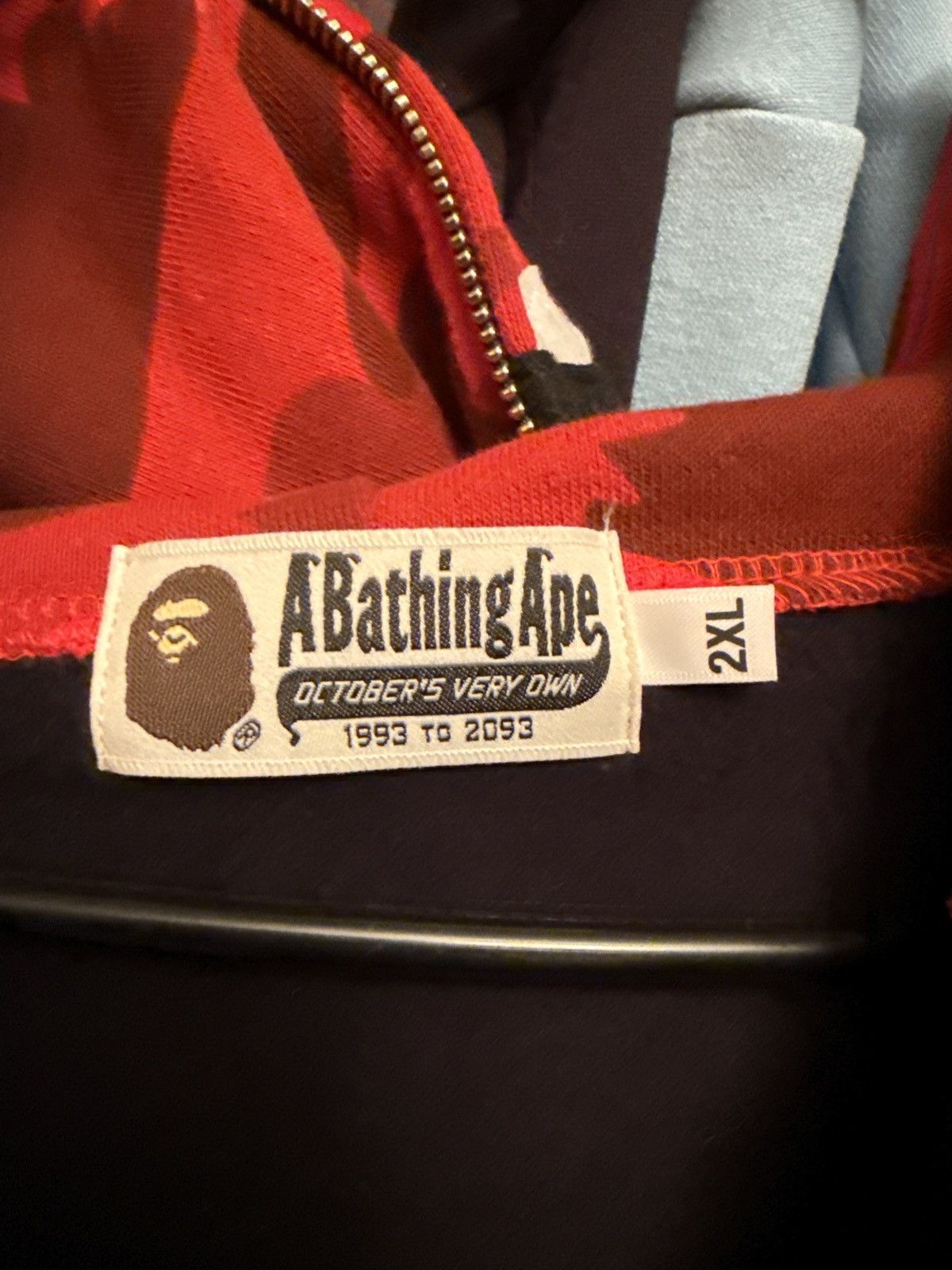 Bape × October's Very Own Bape x OVO Shark Full Zip Hoodie Size US XXL / EU 58 / 5 - 3 Thumbnail