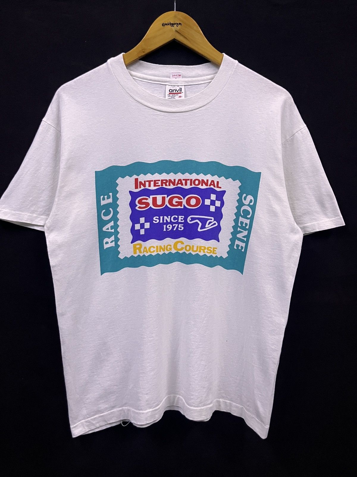 Vintage VINTAGE 90s SUGO RACING COURSE RACE SCENE TSHIRT Size US M / EU 48-50 / 2 - 1 Thumbnail