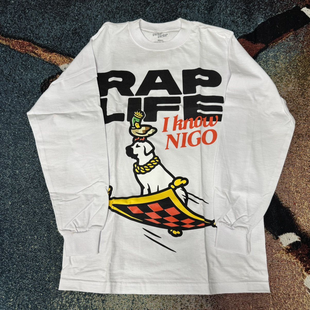 Human Made HUMAN MADE X VICTOR VICTOR X RAP LIFE LONG SLEEVE TEE 