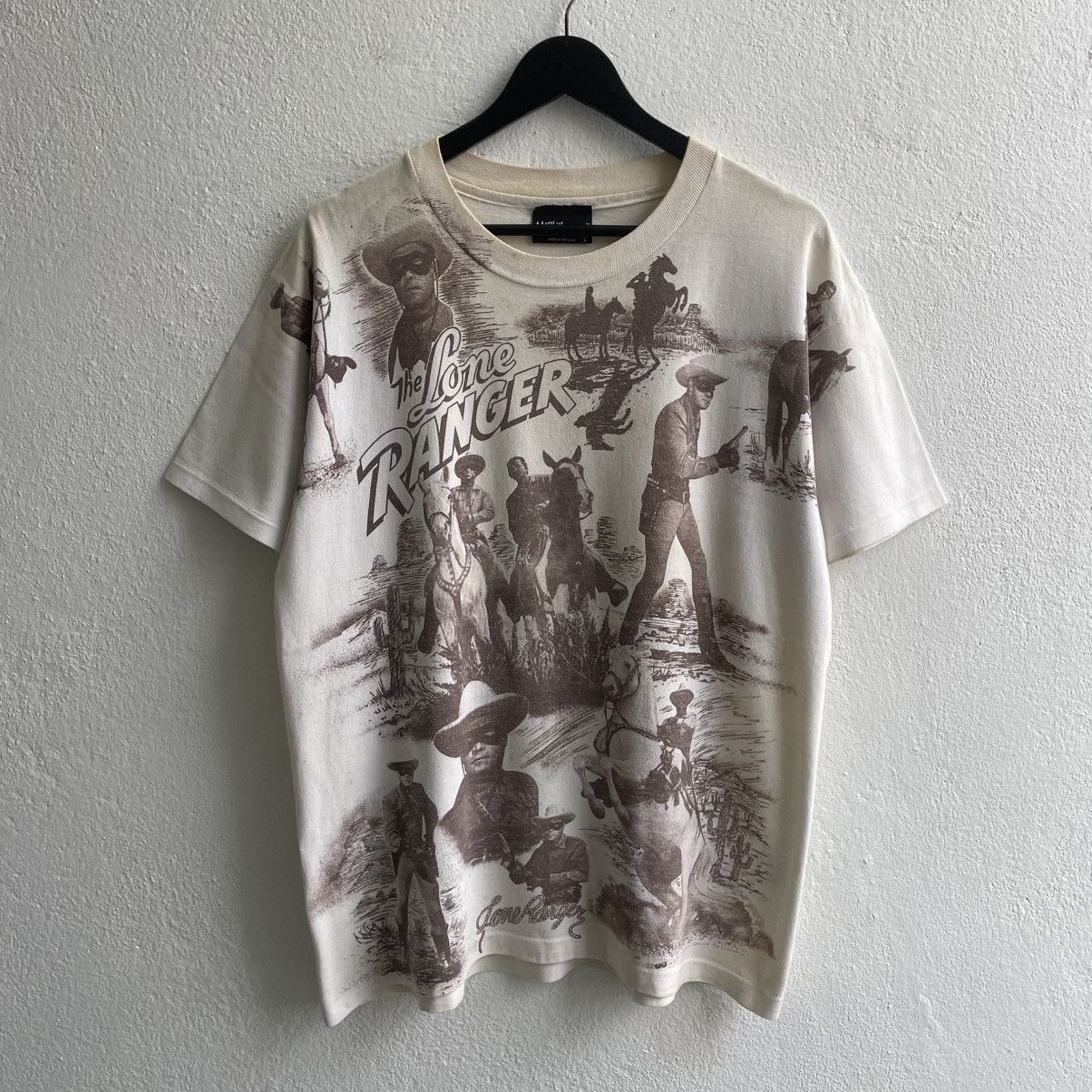 Vintage Vintage 90's Lone Ranger Movie Shirts Size US M / EU 48-50 / 2 - 2 Thumbnail