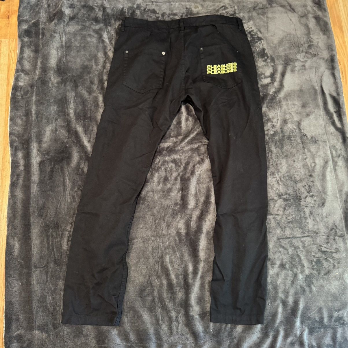 Pleasures Black Pleasures Cotton Pants Logo Pocket Size US 36 / EU 52 - 2 Thumbnail