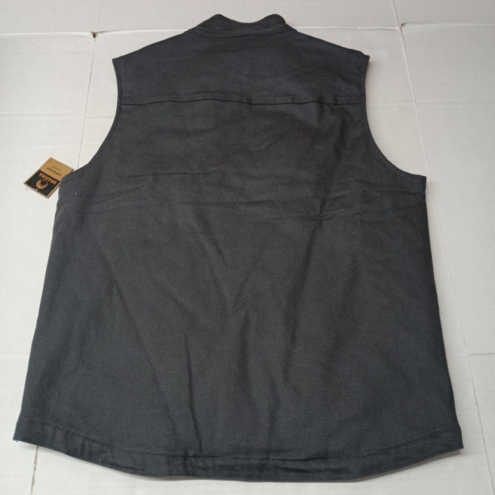Other BRAHMA Canvas Work Vest Men's Size L Large (42-44) Gray Size US L / EU 52-54 / 3 - 9 Thumbnail