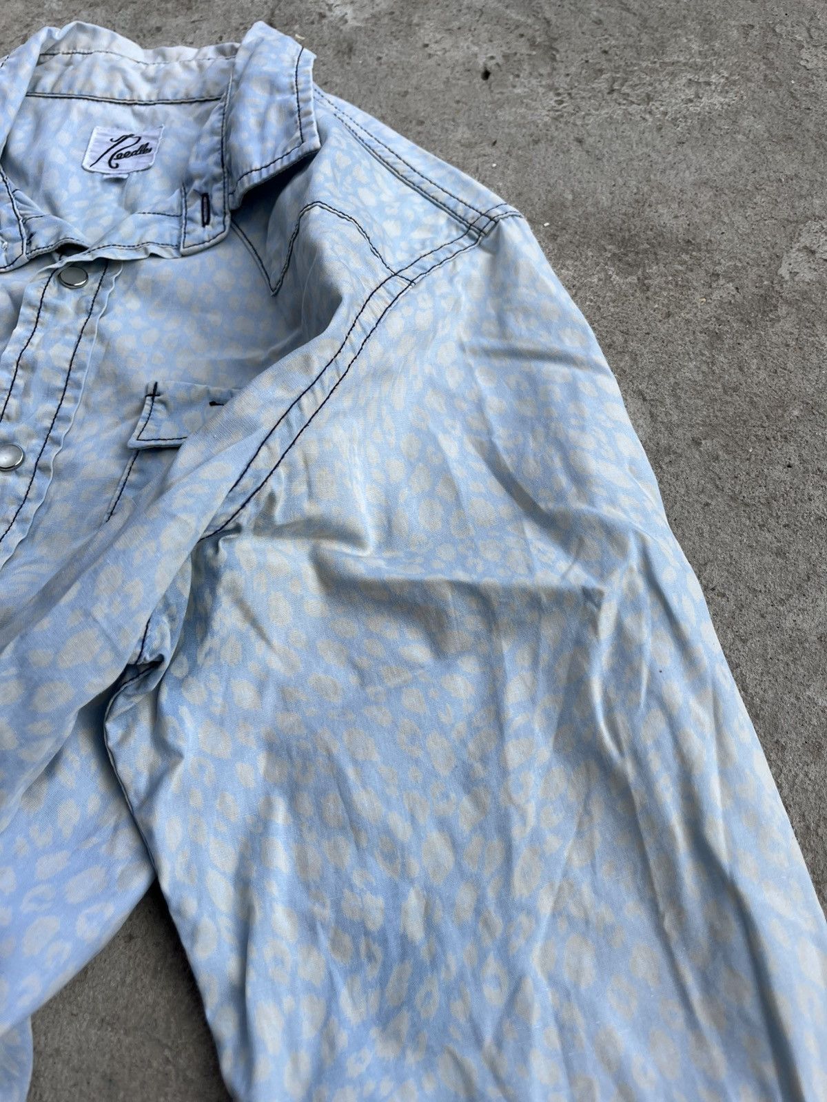 Needles × Nepenthes Needles Japan American Floral Western Down Up Leopard Shirt Size US M / EU 48-50 / 2 - 9 Thumbnail