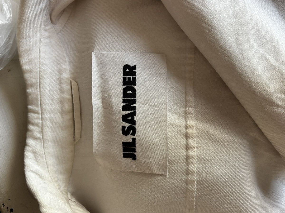 Jil Sander Jil Sander cropped Blouson Jacke – Off-White/Creme – 32 xs Size XXS / US 00 / IT 34 - 8 Thumbnail