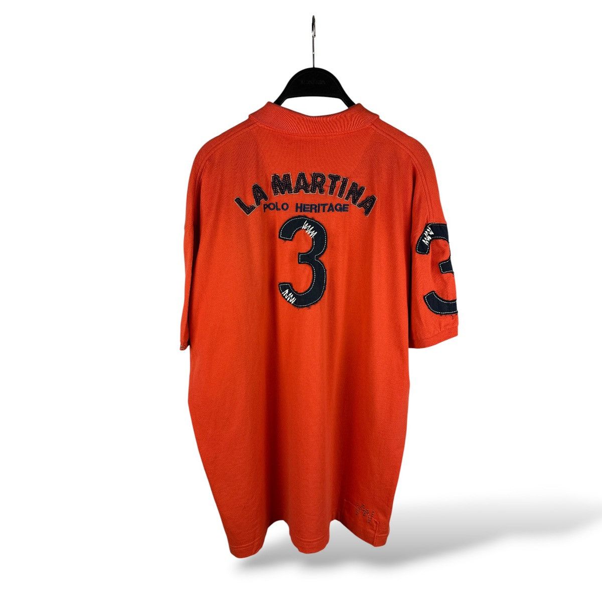 La Martina La Martina Polo Heritage Embroidered Logo Polo T-Shirt 3XL Size US XXL / EU 58 / 5 - 1 Thumbnail