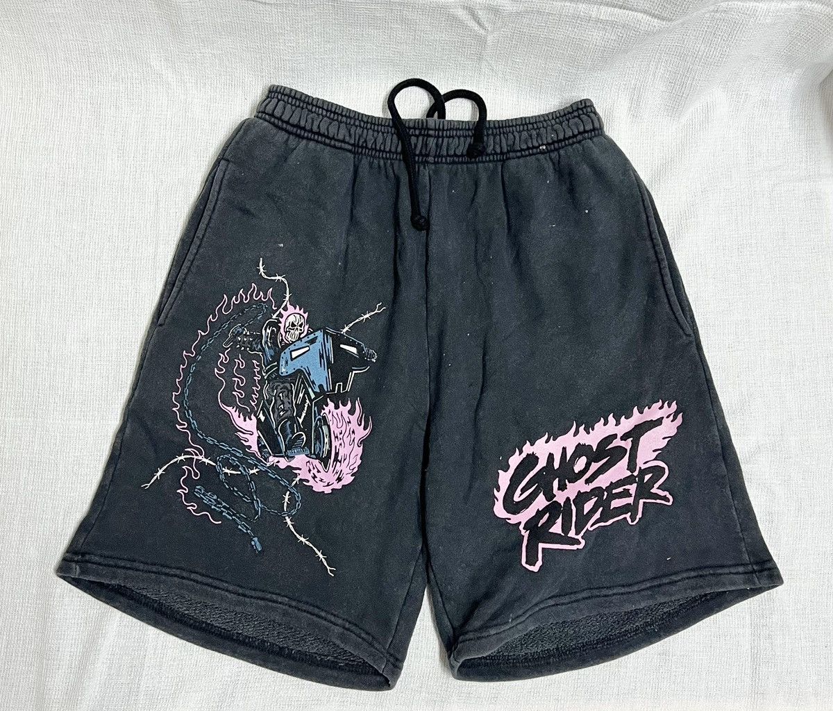 Warren Lotas 🔥HOT DROPS🔥WARREN LOTAS GHOST RIDER SWEAT SHORT Size US 28 / EU 44 - 2 Thumbnail