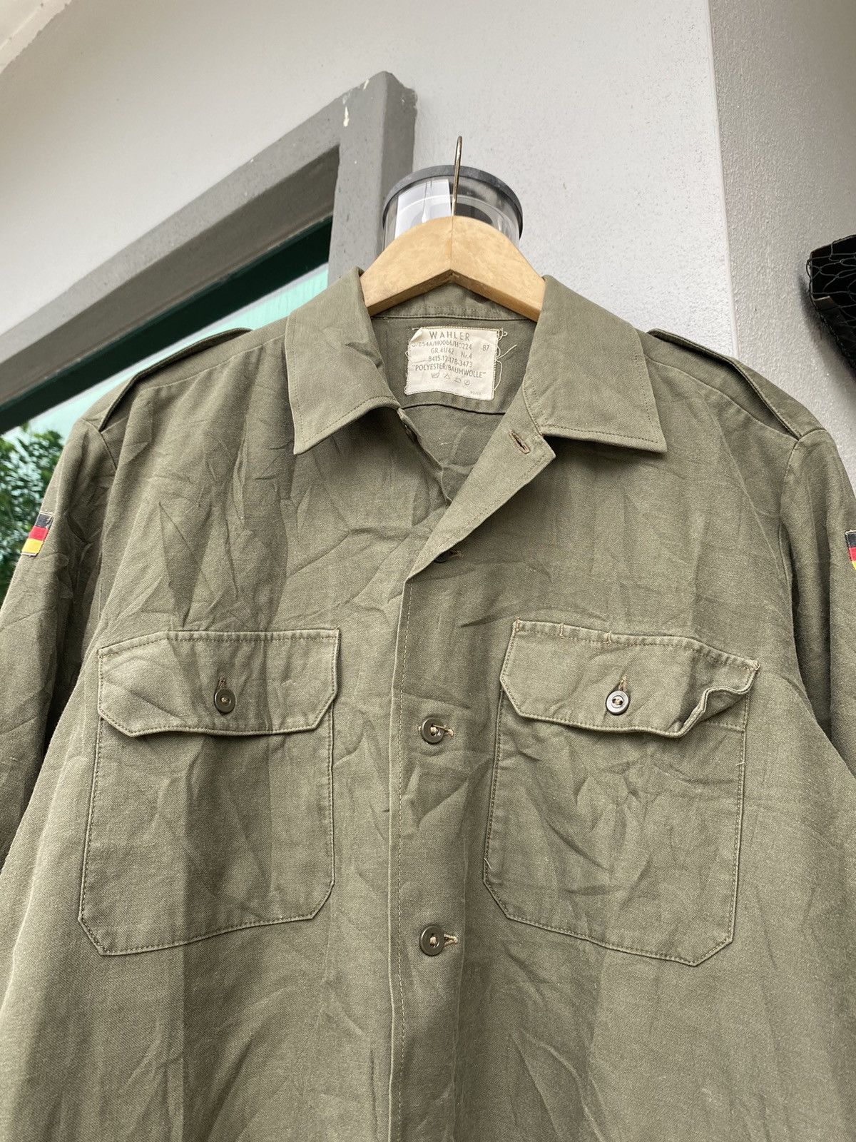 Vintage ♦️ Vintage Germany Army Shirts ♦️ Size US XL / EU 56 / 4 - 2 Thumbnail