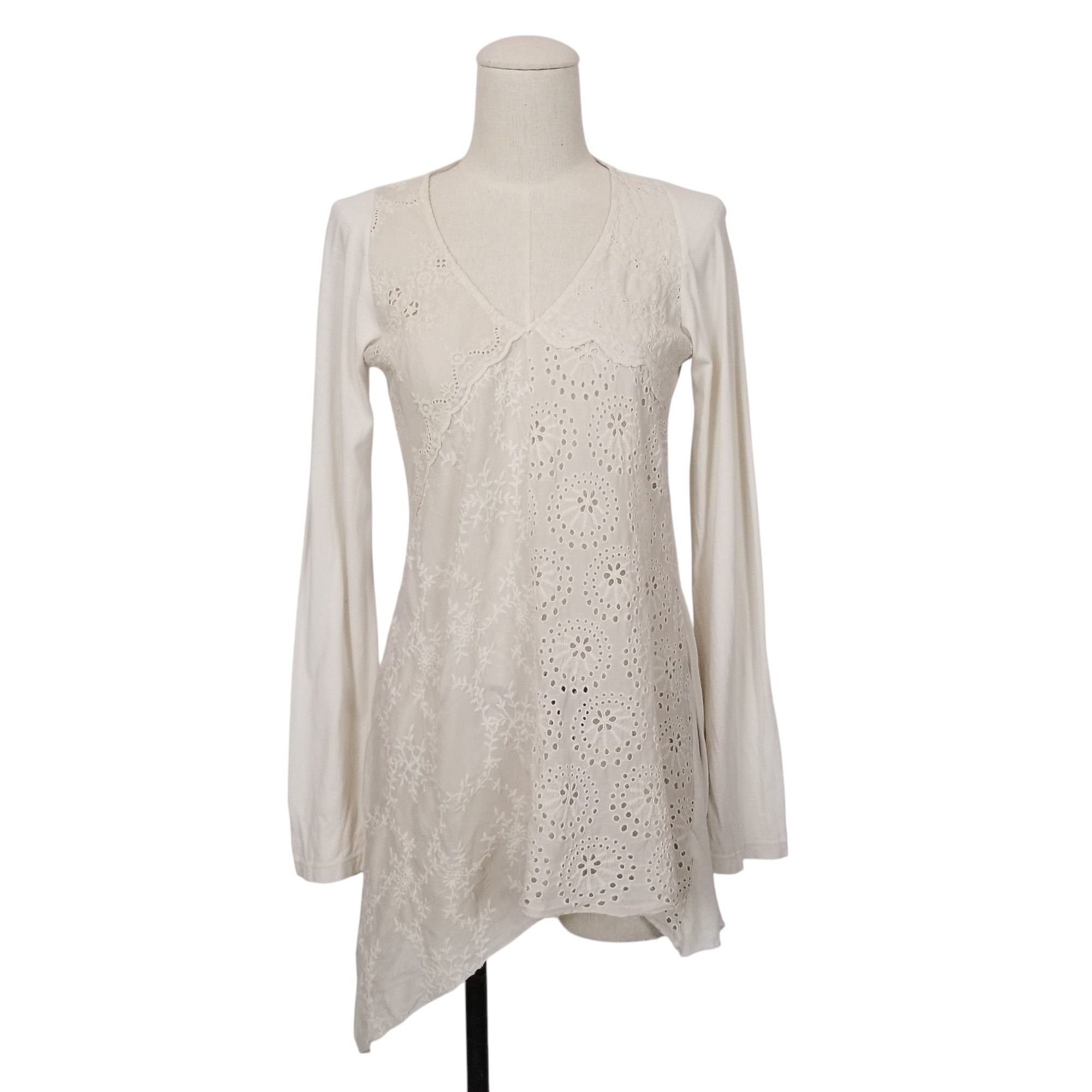Johnny Was 4 Love and Liberty Eyelet Lace Tee Size S / US 4 / IT 40 - 1 Thumbnail