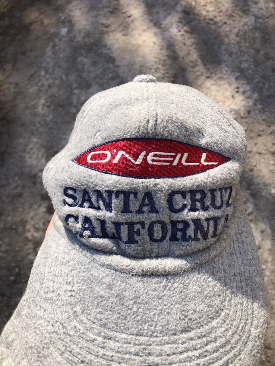 O'Neill × Santa Cruz Skateboards VERY RARE SANTA CRUZ CALIFORNIA O’NEILL FLEECE CAP DESIGNER Size ONE SIZE - 3 Thumbnail