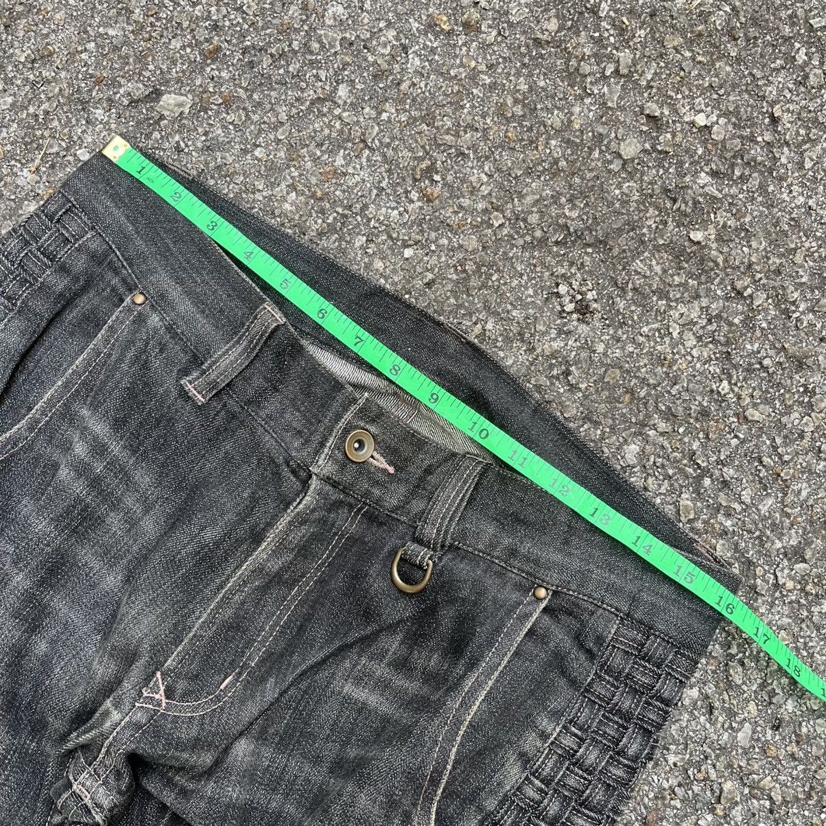 Nicole Club Boot Cut Nicole Club For Men Black Denim Flare Jeans Size US 31 - 5 Thumbnail