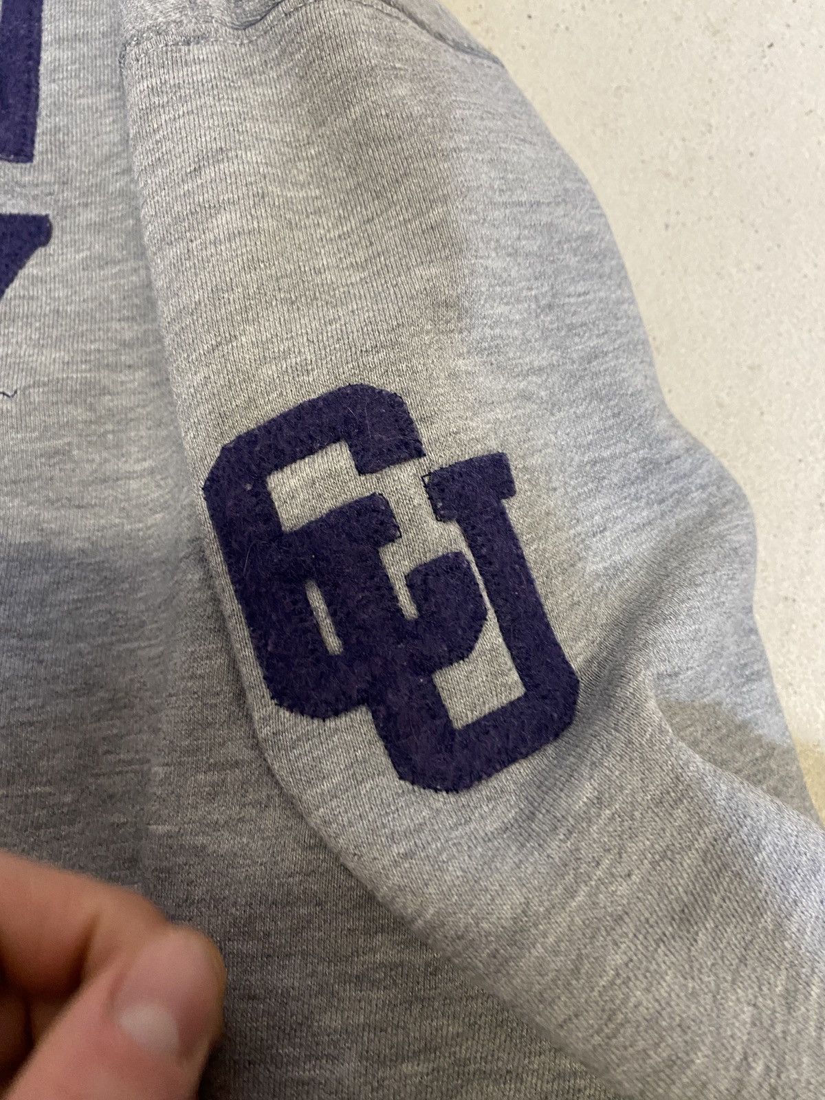 Jansport × Vintage Vintage 2000s clarion university faded boxy hoodie Size US XL / EU 56 / 4 - 3 Thumbnail