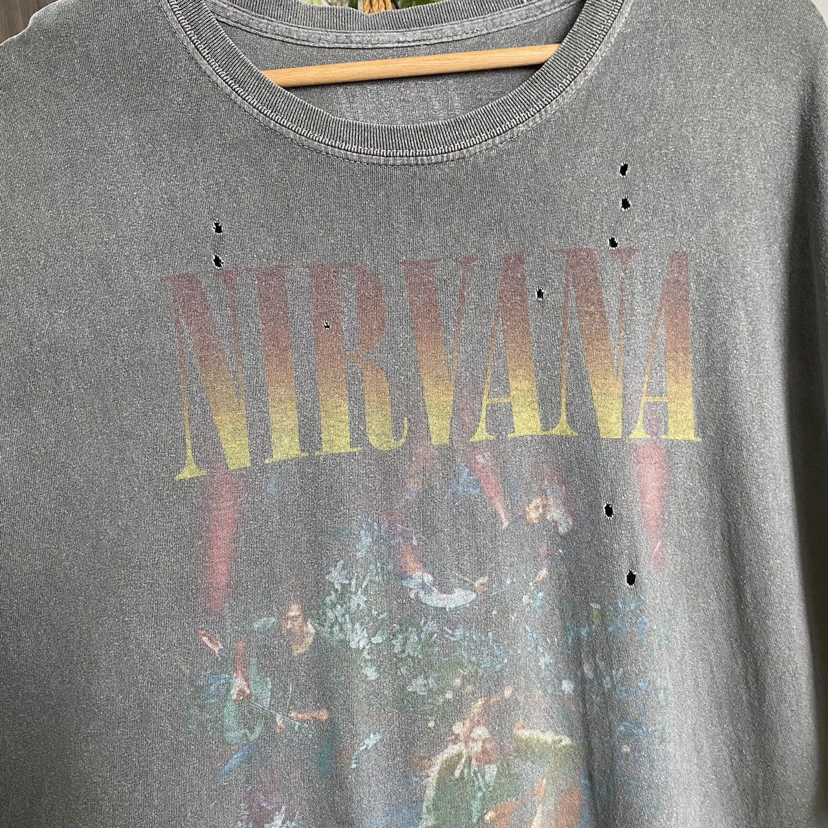 Nirvana Thrashed Faded Nirvana Kurt Cobain ERD GRUNGE OVERSIZED TEE Size US XXL / EU 58 / 5 - 6 Thumbnail