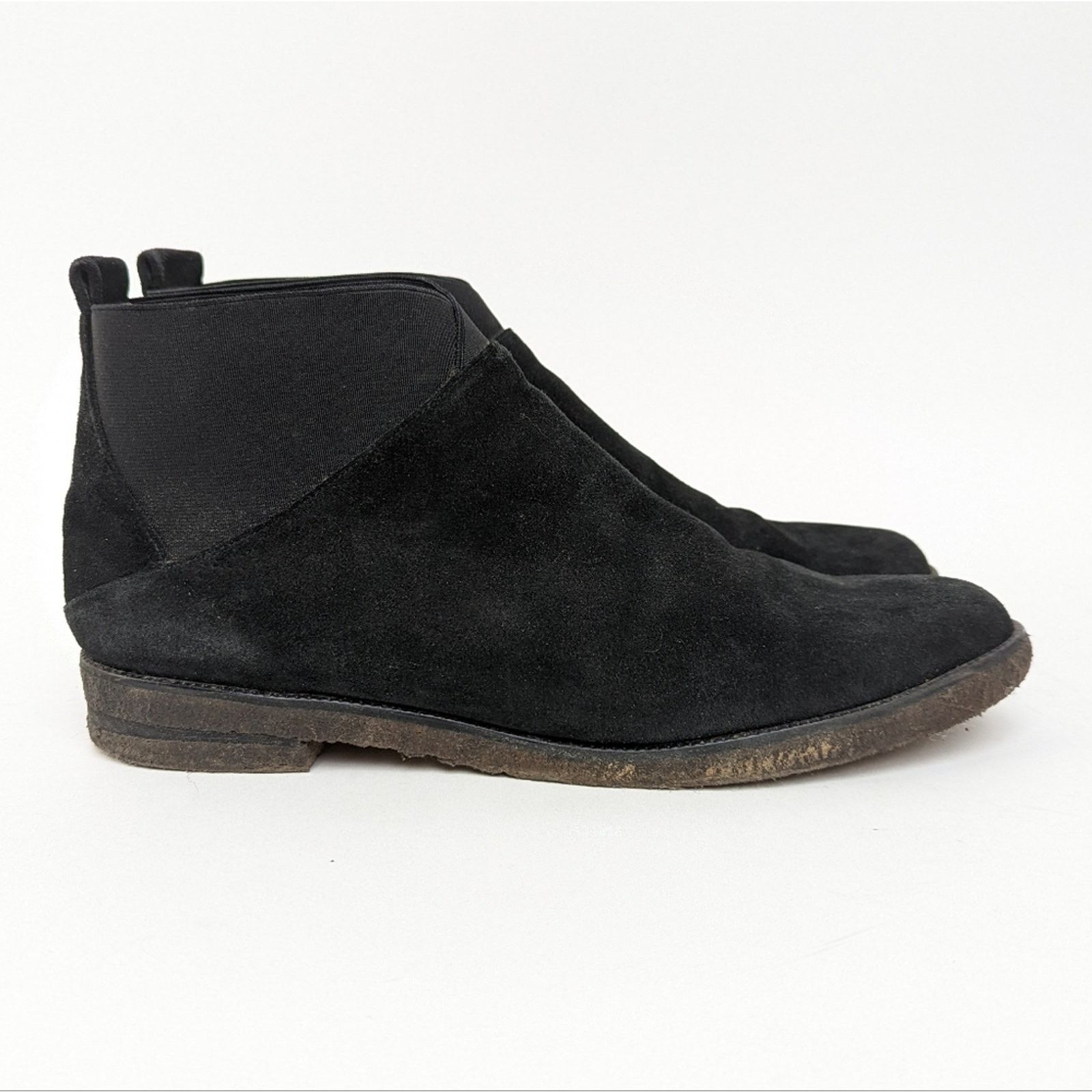 Stuart Weitzman Stuart Weitzman Black Suede Booties - 11.5 Size US 11.5 / IT 41.5 - 4 Thumbnail